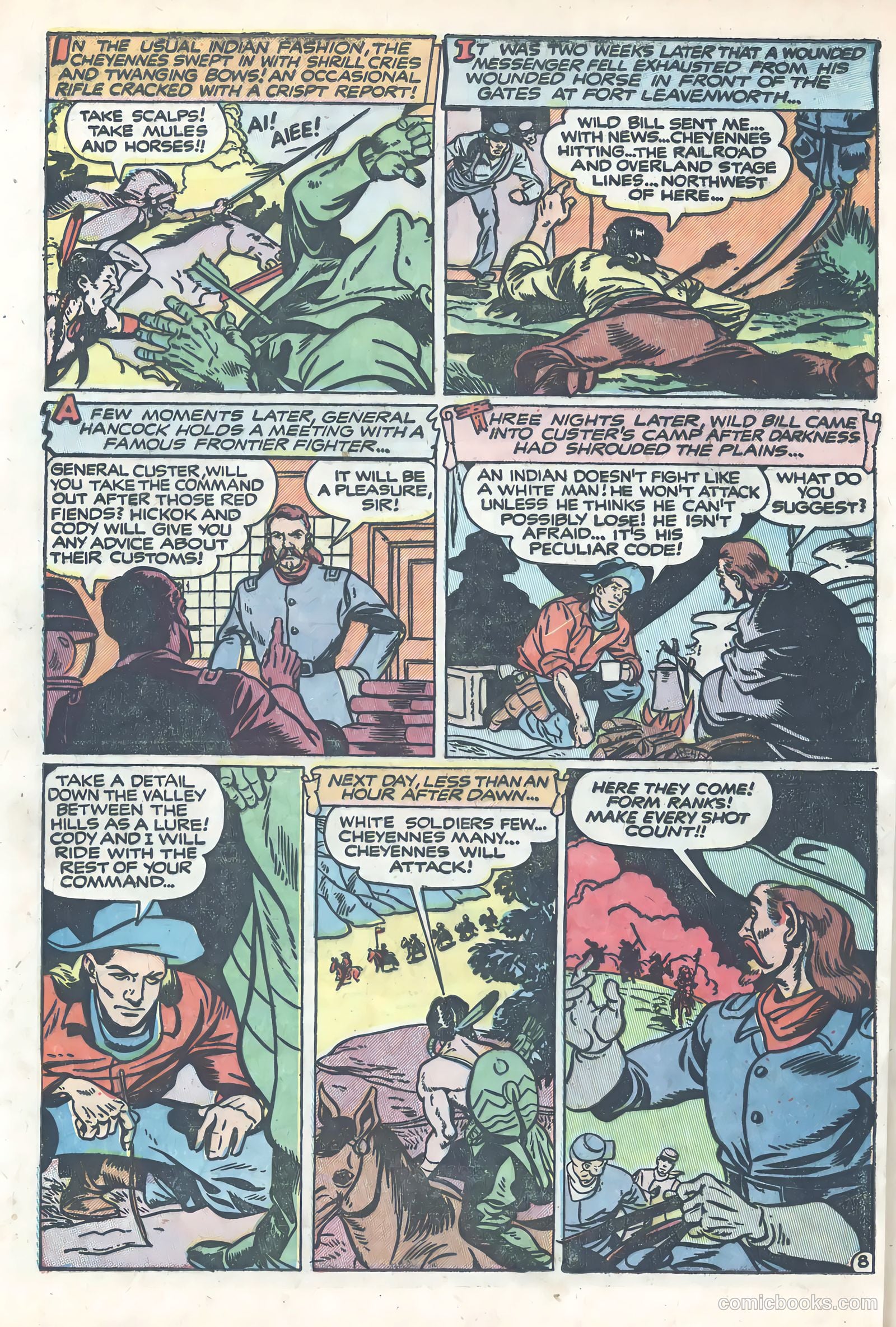 Wild Bill Hickok #15 (1953) — page 32 of 36