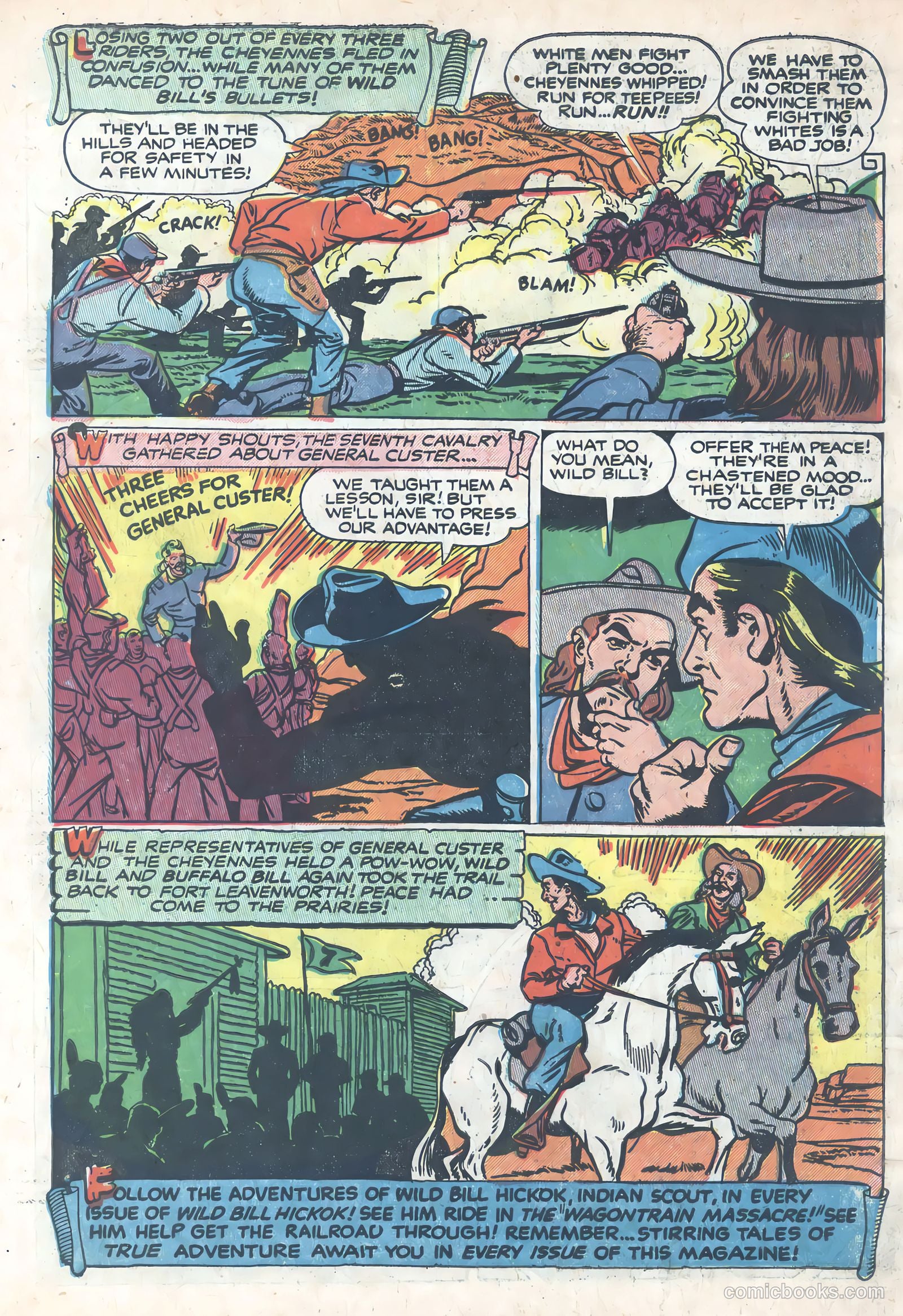 Wild Bill Hickok #15 (1953) — page 34 of 36