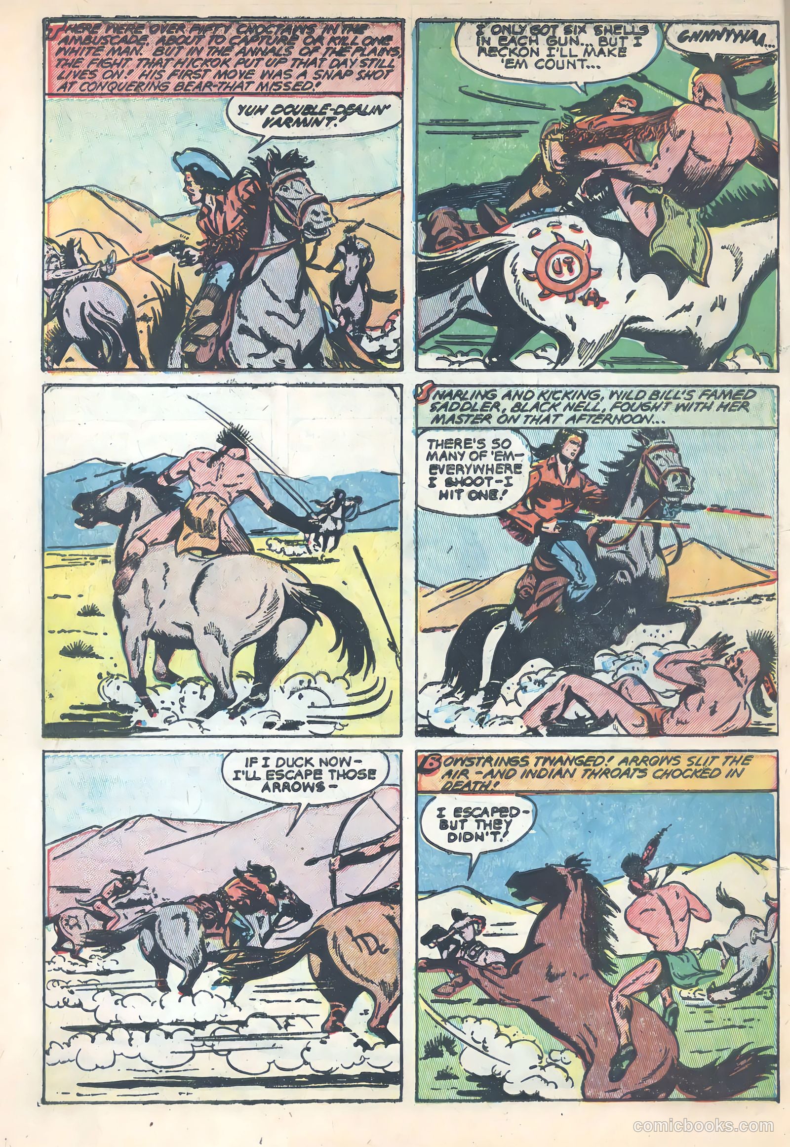 Wild Bill Hickok #16 (1953) — page 6 of 36