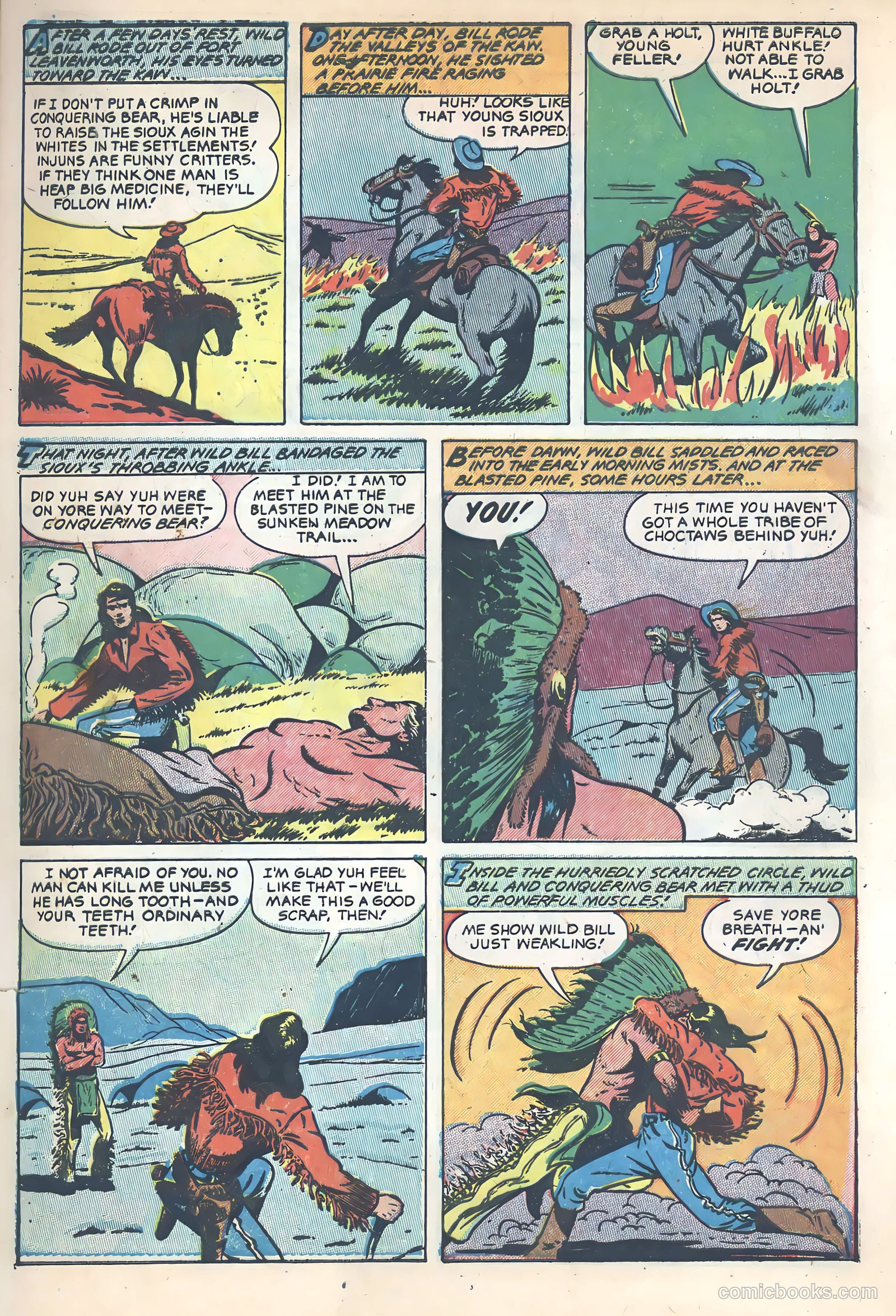 Wild Bill Hickok #16 (1953) — page 9 of 36