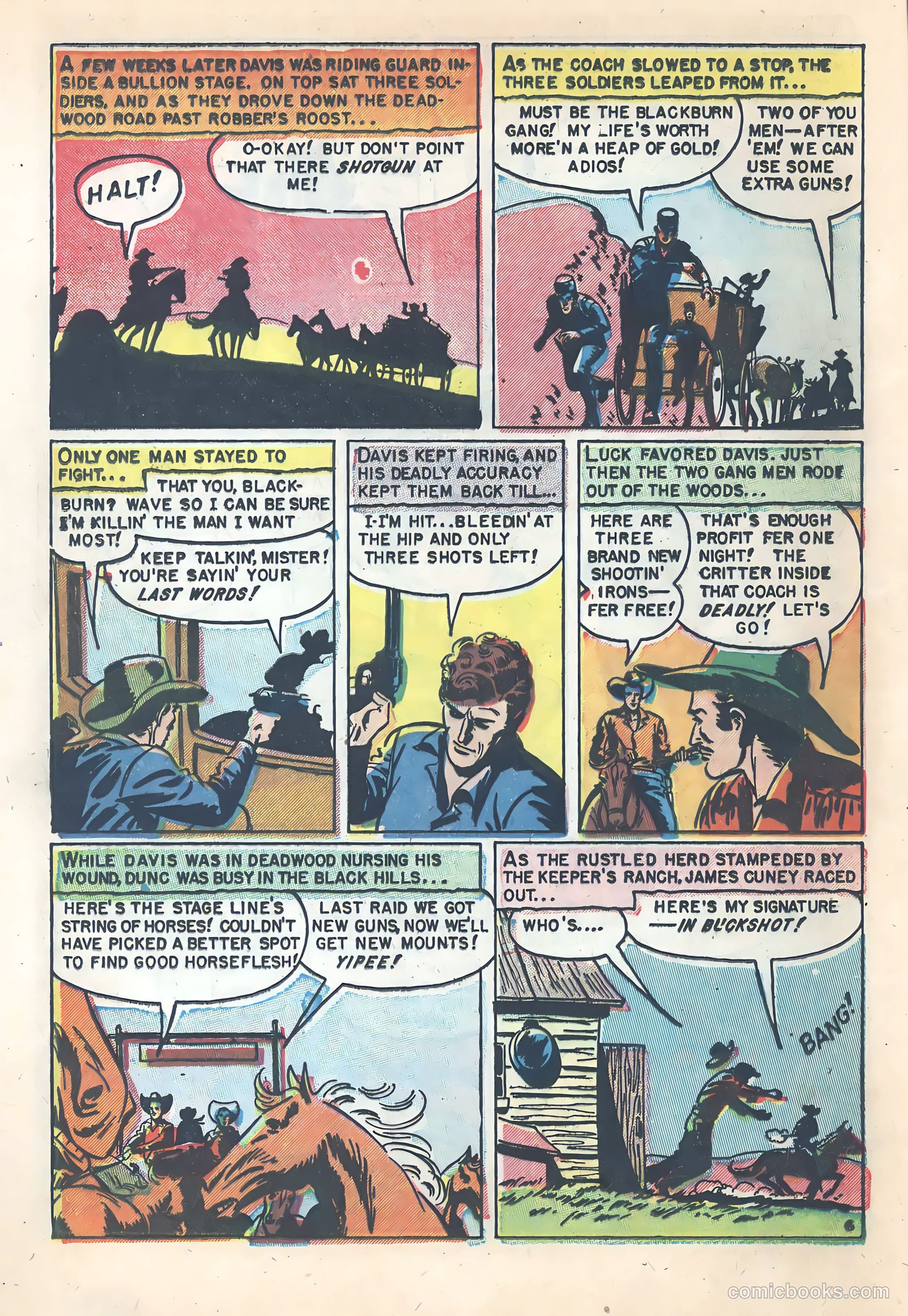 Wild Bill Hickok #16 (1953) — page 16 of 36