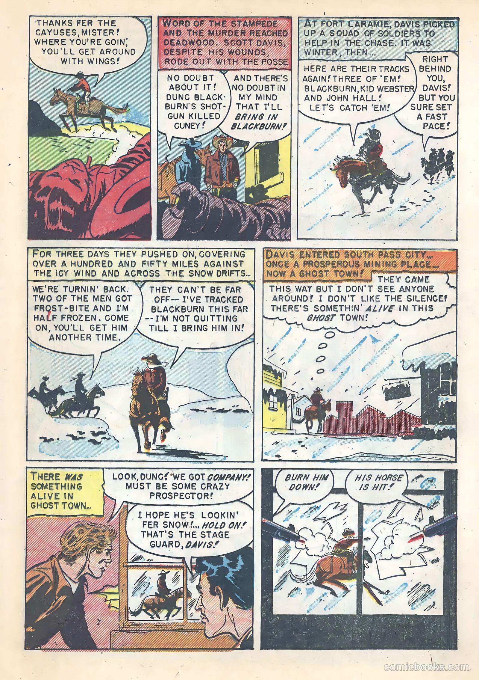 Wild Bill Hickok #16 (1953) — page 17 of 36