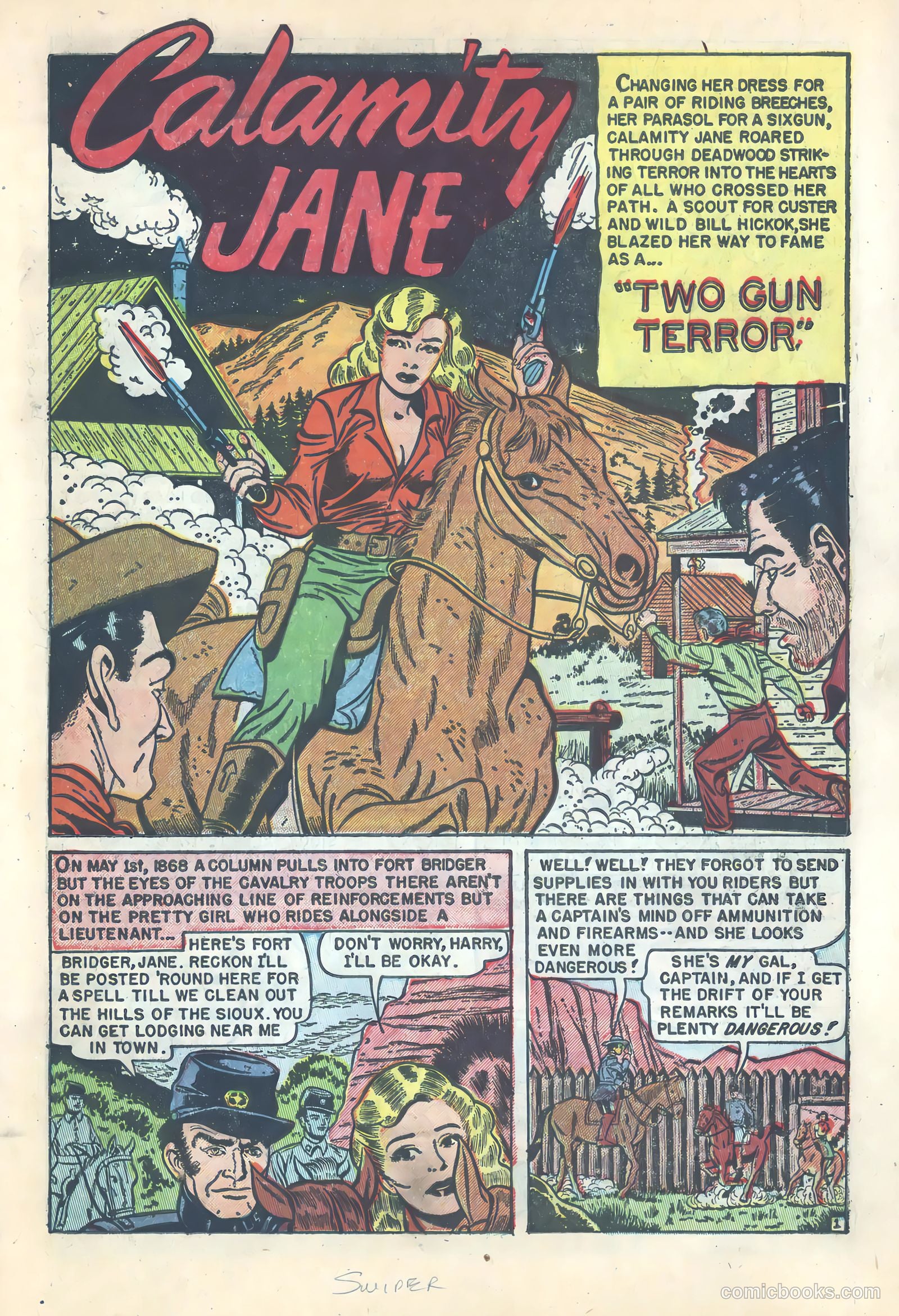 Wild Bill Hickok #16 (1953) — page 19 of 36