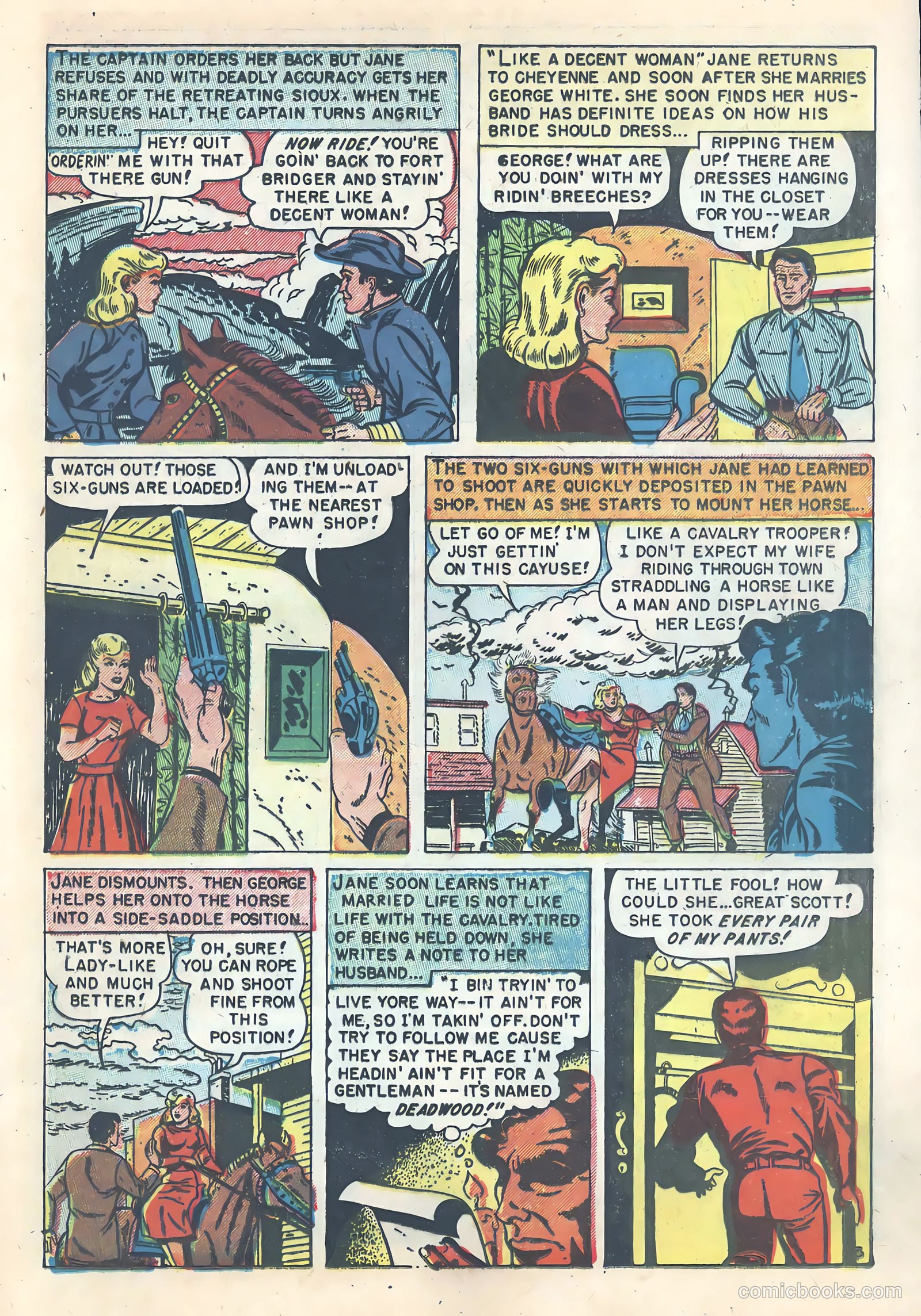 Wild Bill Hickok #16 (1953) — page 21 of 36