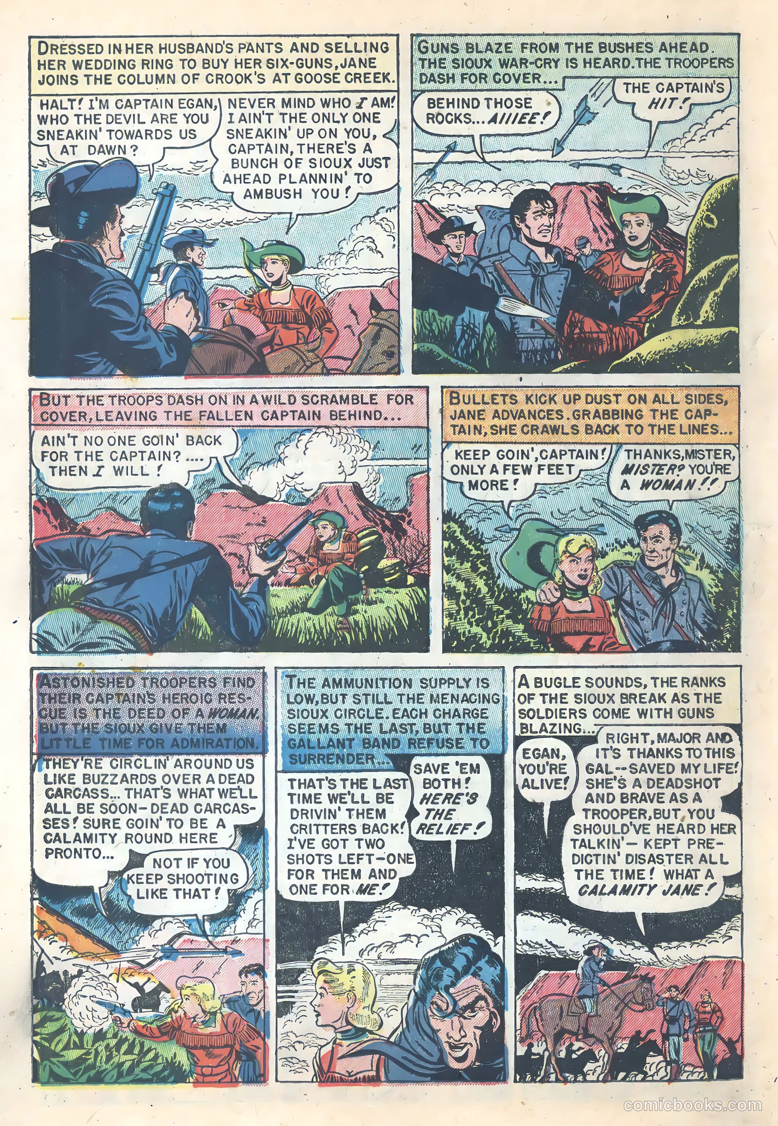 Wild Bill Hickok #16 (1953) — page 22 of 36