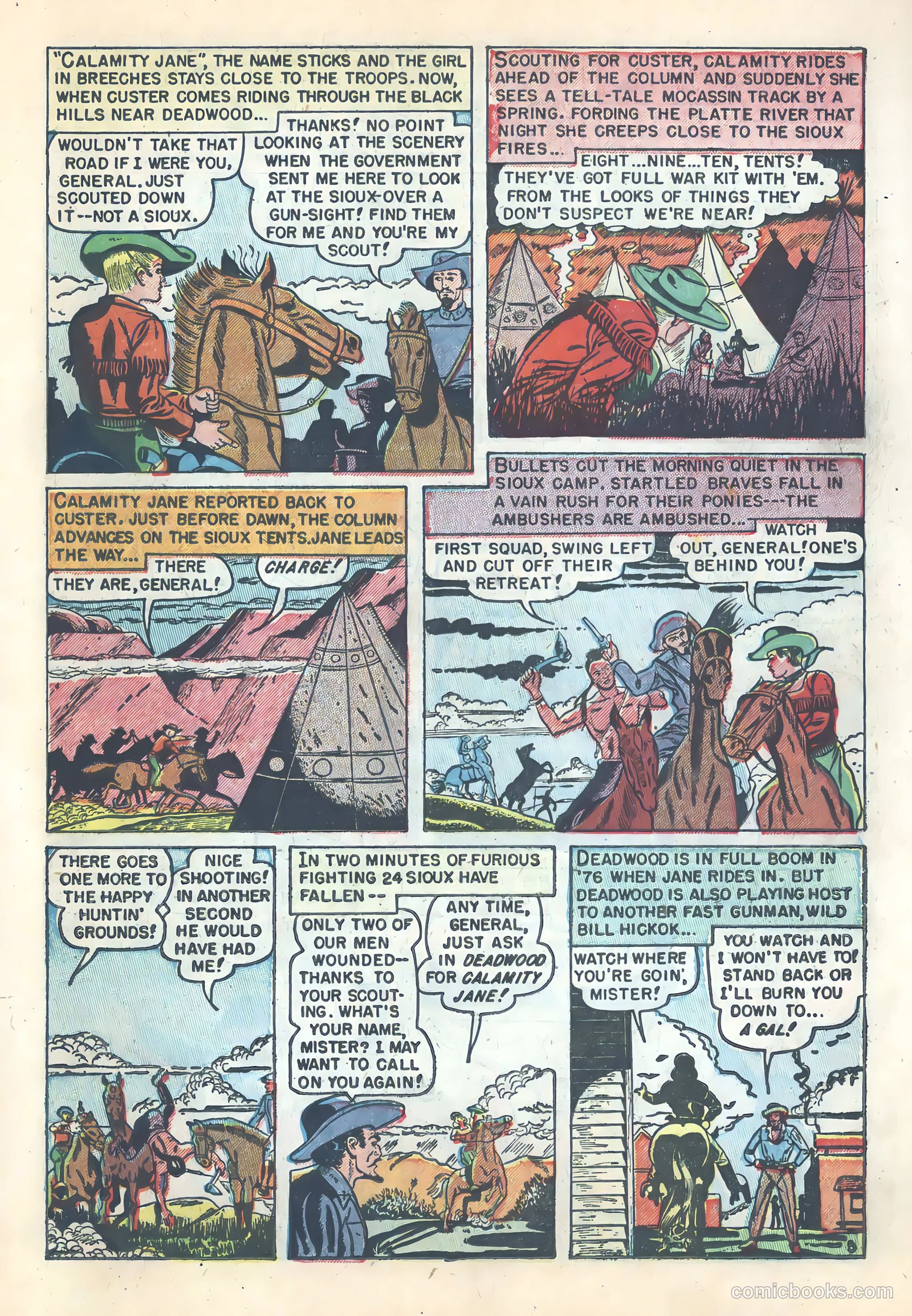 Wild Bill Hickok #16 (1953) — page 23 of 36