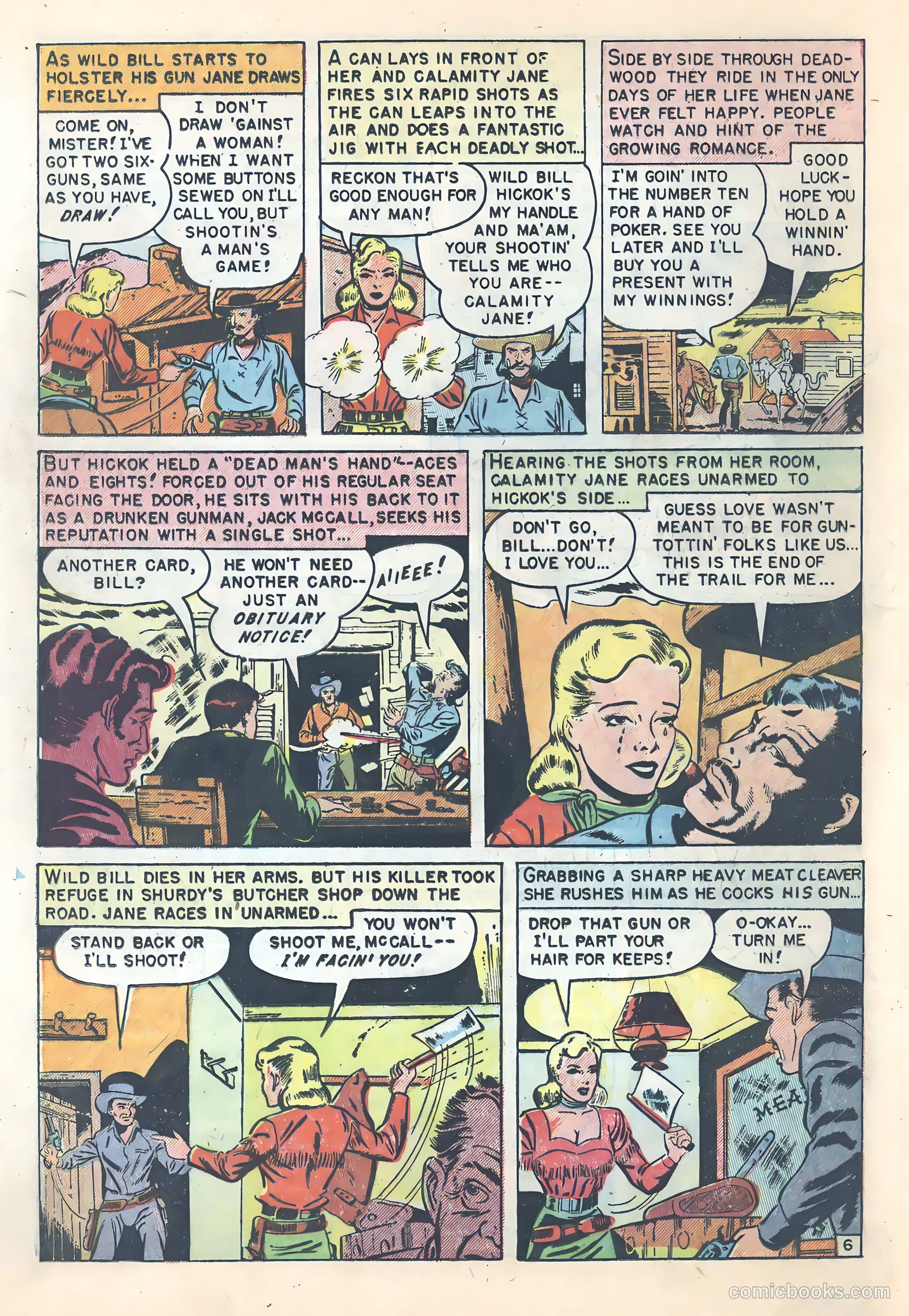 Wild Bill Hickok #16 (1953) — page 24 of 36