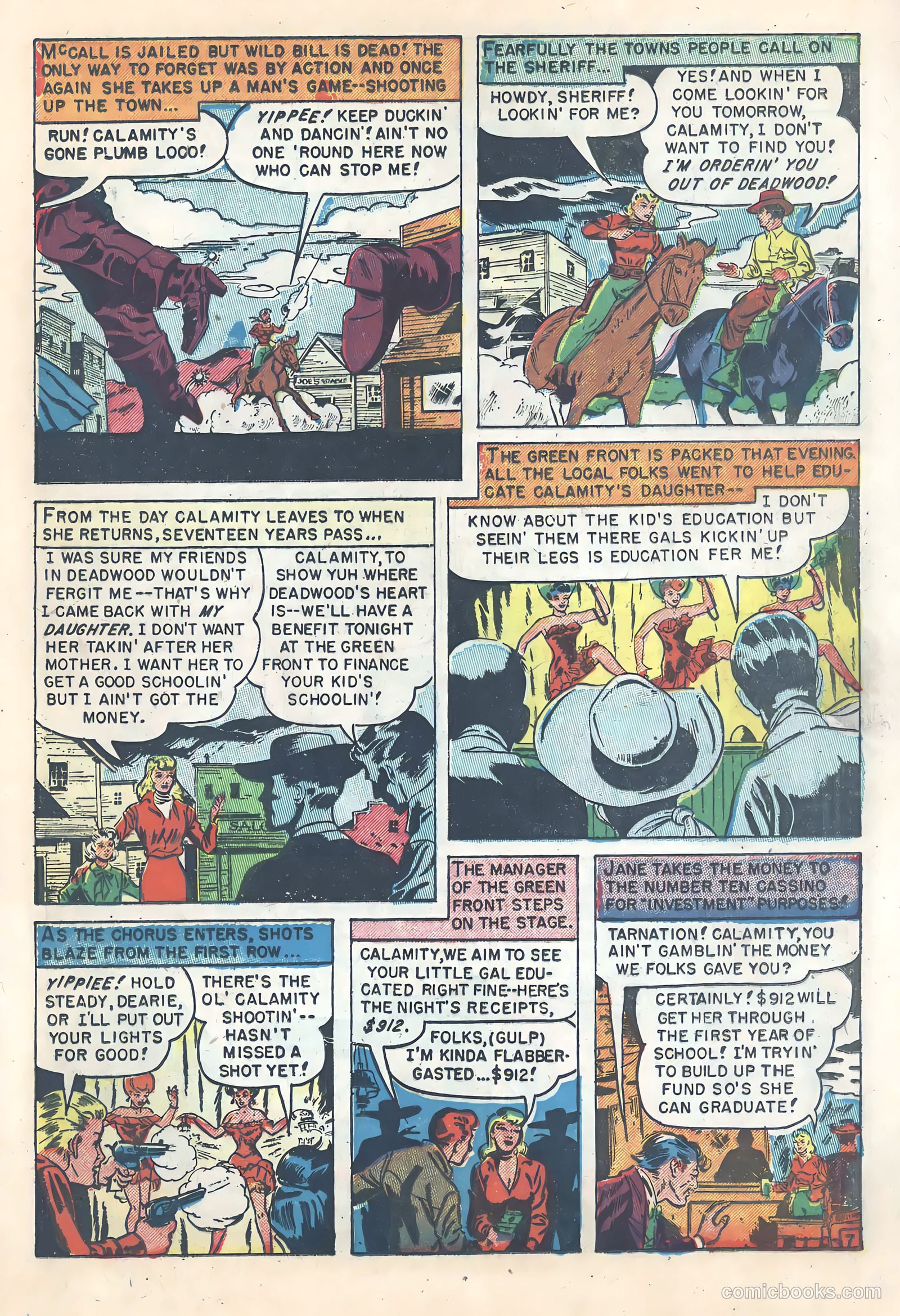 Wild Bill Hickok #16 (1953) — page 25 of 36