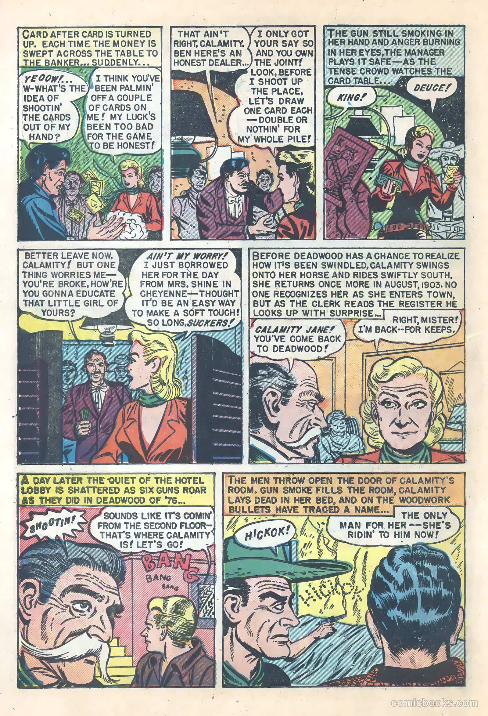 Wild Bill Hickok #16 (1953) — page 26 of 36