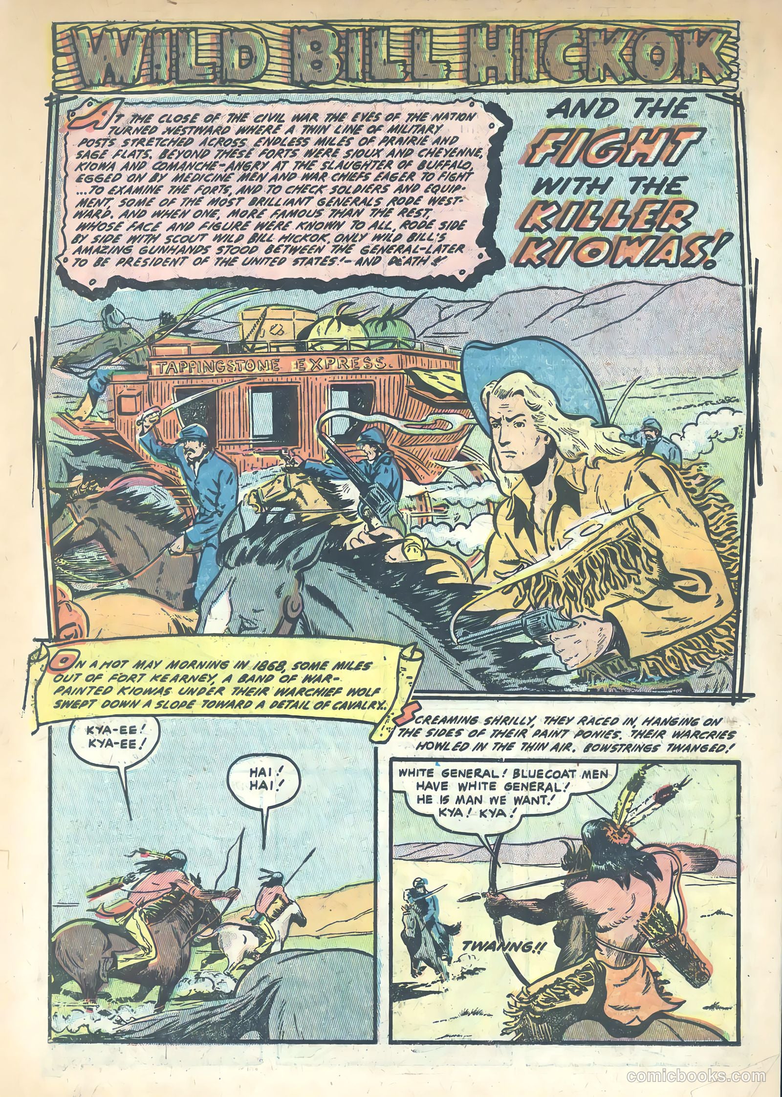 Wild Bill Hickok #17 (1954) — page 3 of 36