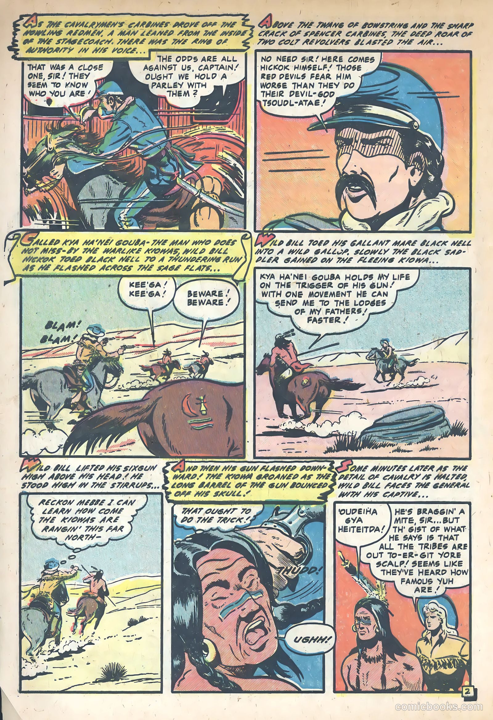 Wild Bill Hickok #17 (1954) — page 4 of 36
