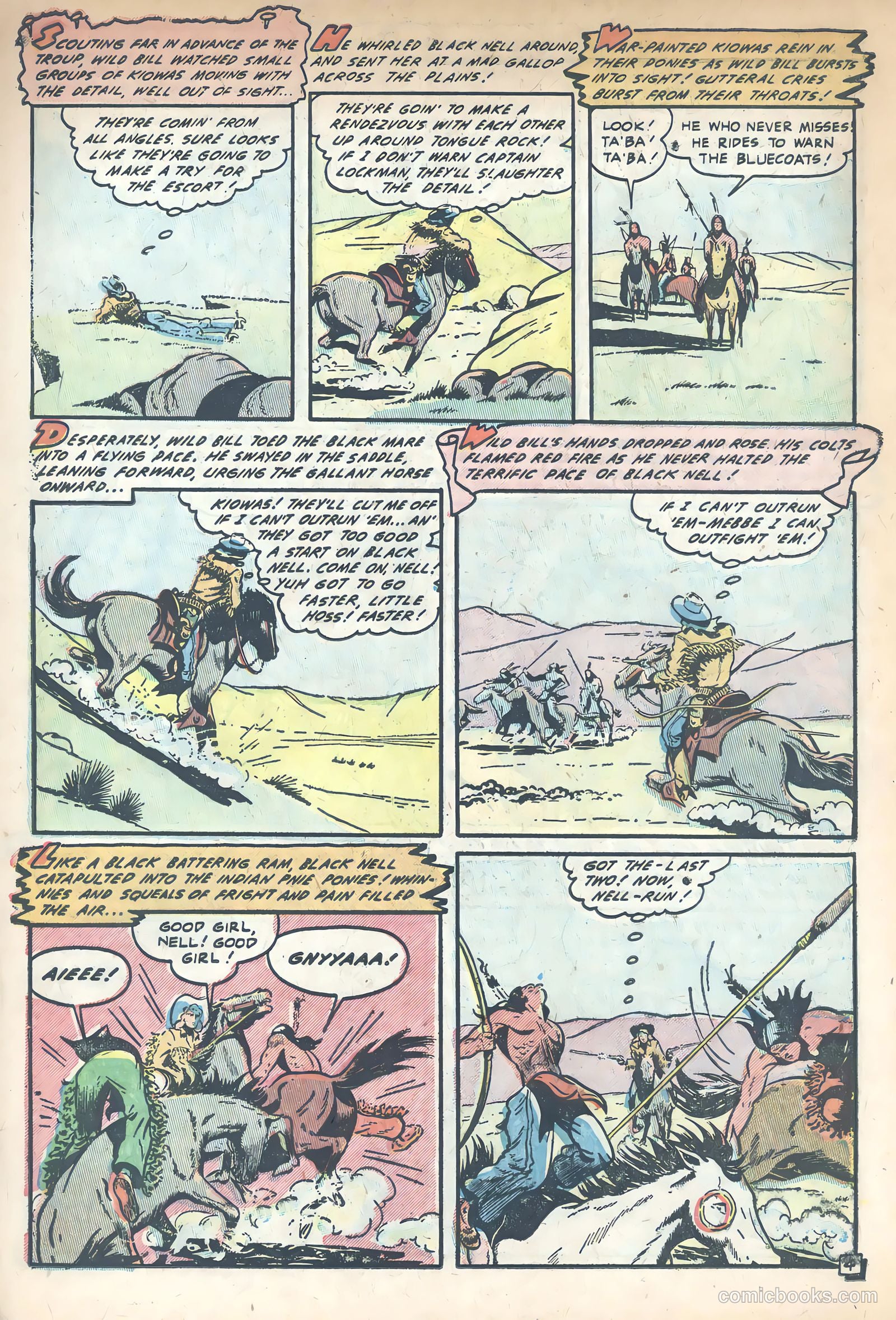 Wild Bill Hickok #17 (1954) — page 6 of 36