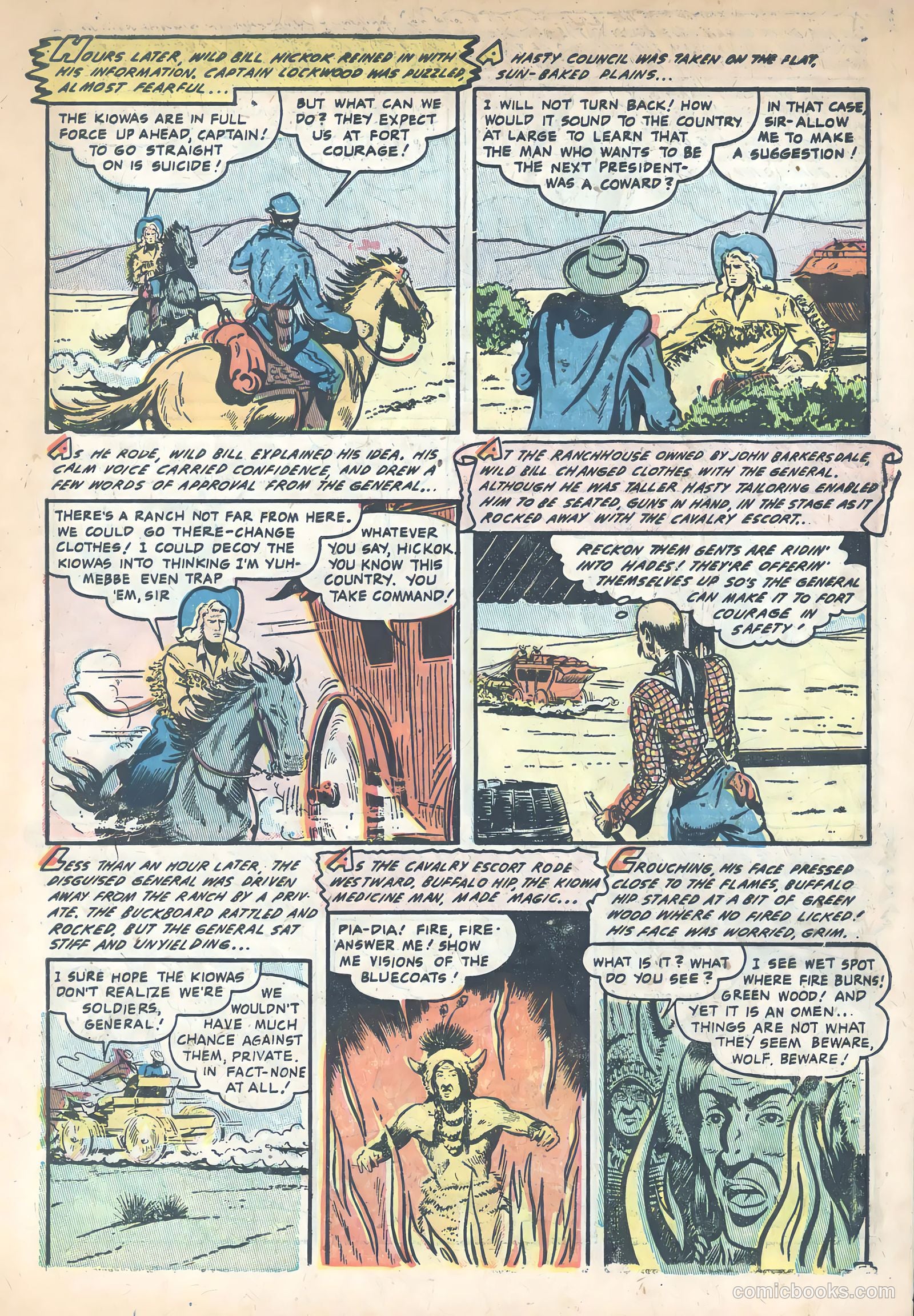 Wild Bill Hickok #17 (1954) — page 7 of 36