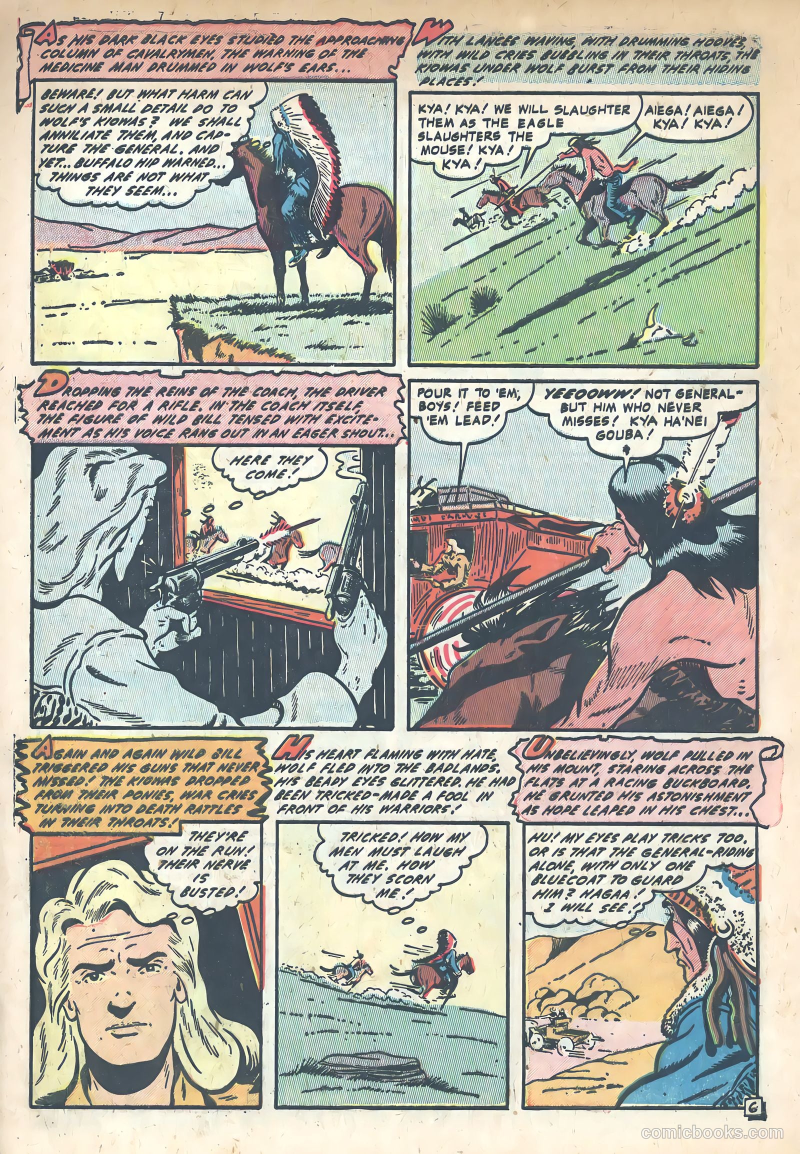 Wild Bill Hickok #17 (1954) — page 8 of 36