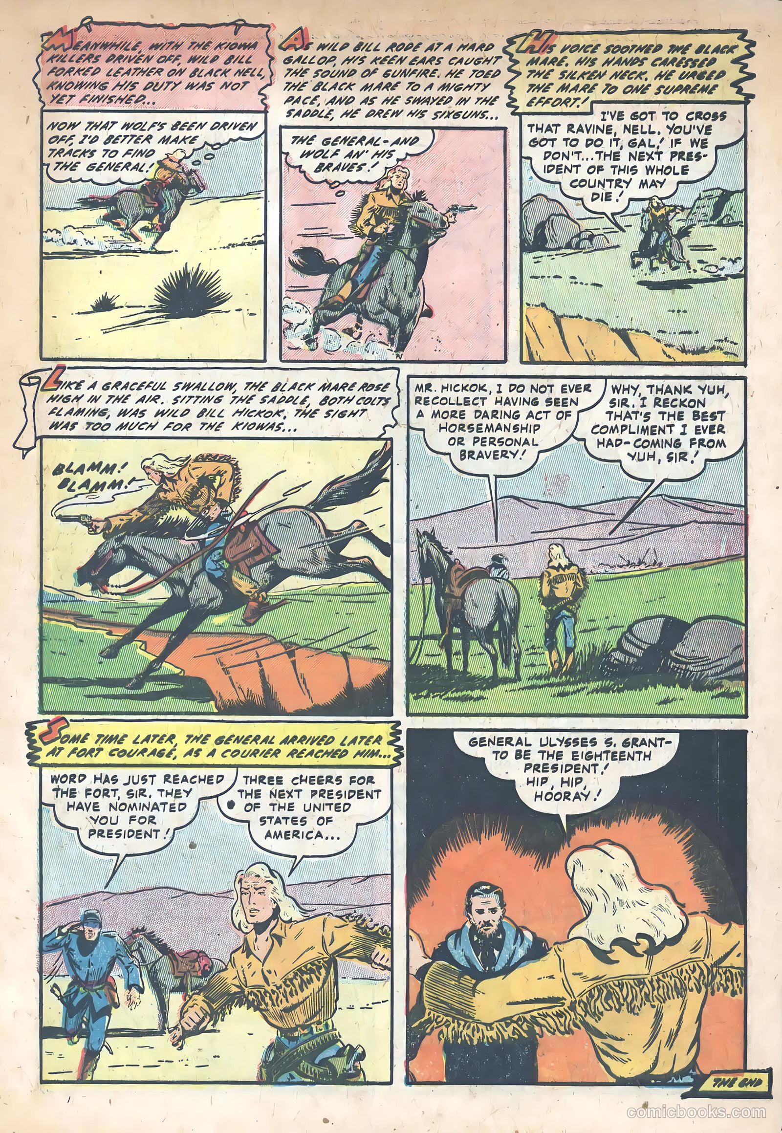 Wild Bill Hickok #17 (1954) — page 9 of 36