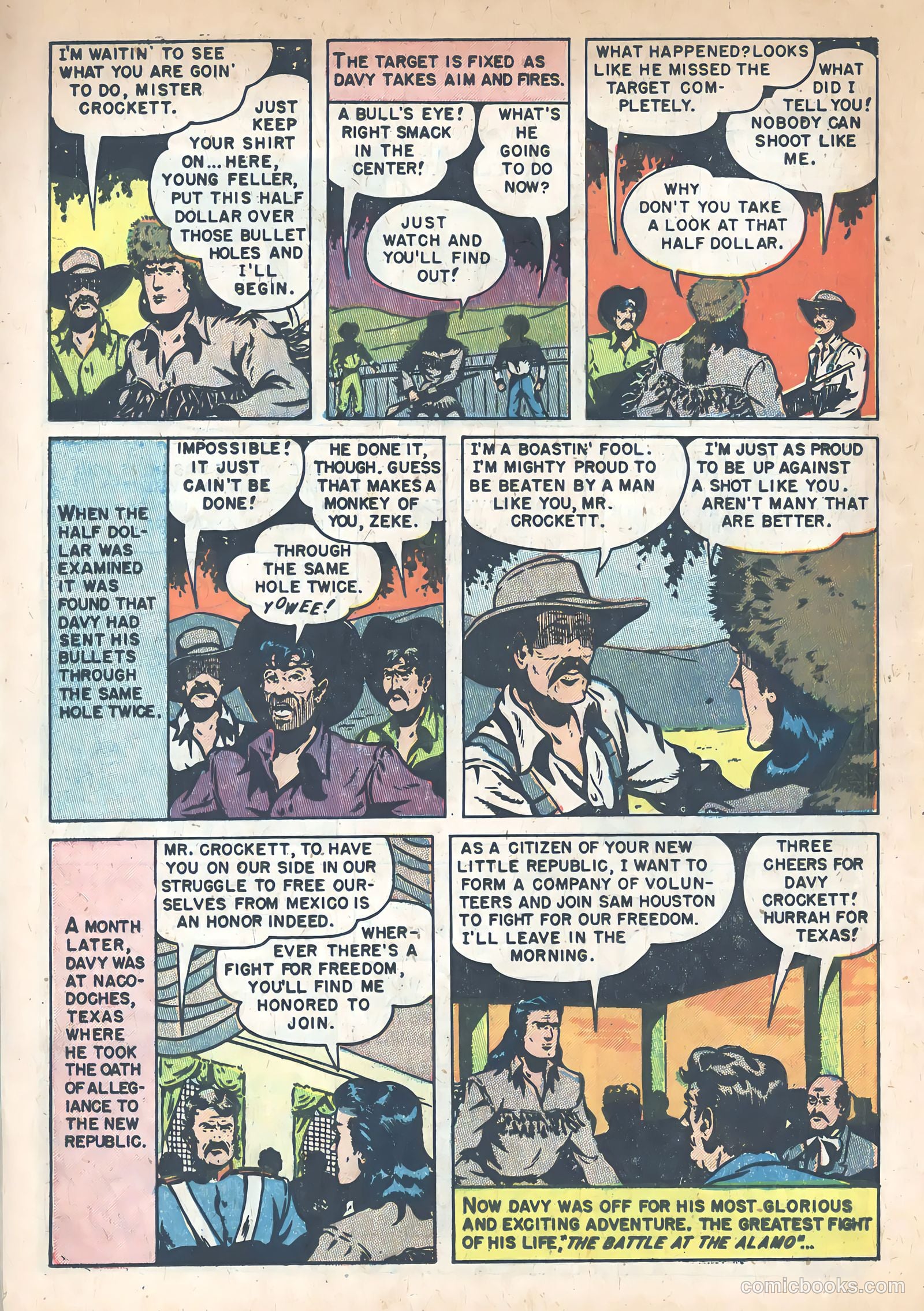 Wild Bill Hickok #17 (1954) — page 16 of 36
