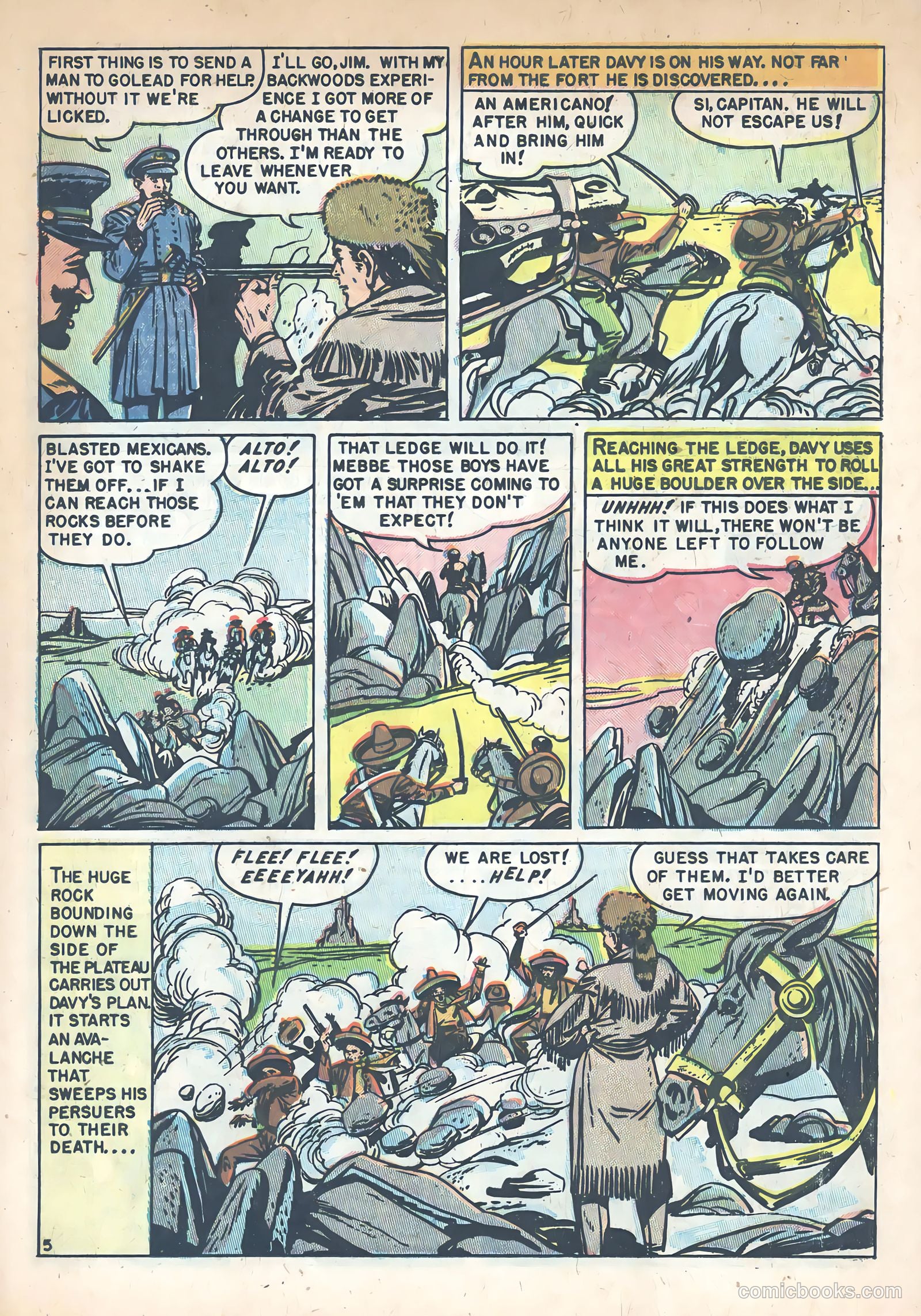 Wild Bill Hickok #17 (1954) — page 21 of 36