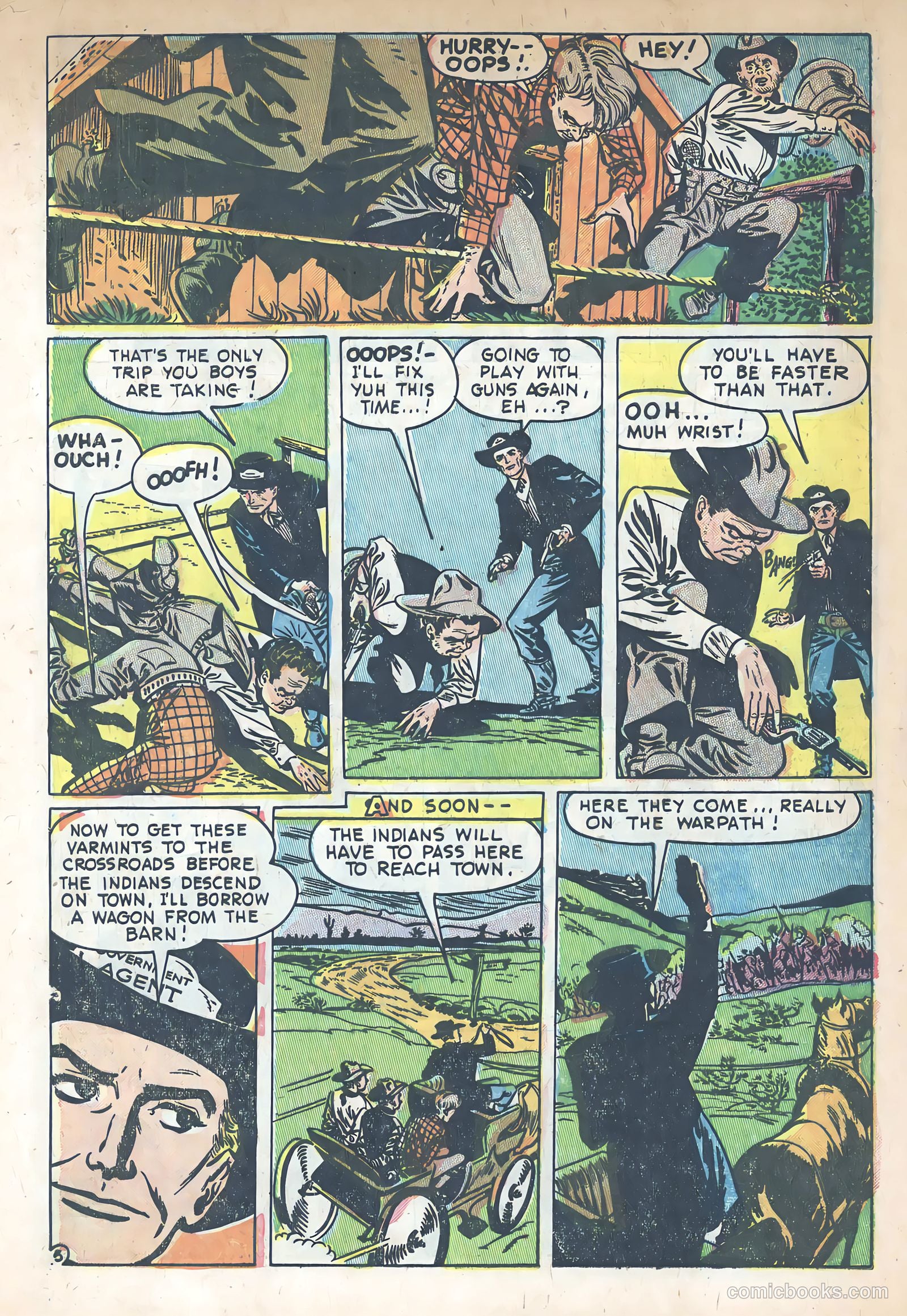 Wild Bill Hickok #17 (1954) — page 32 of 36
