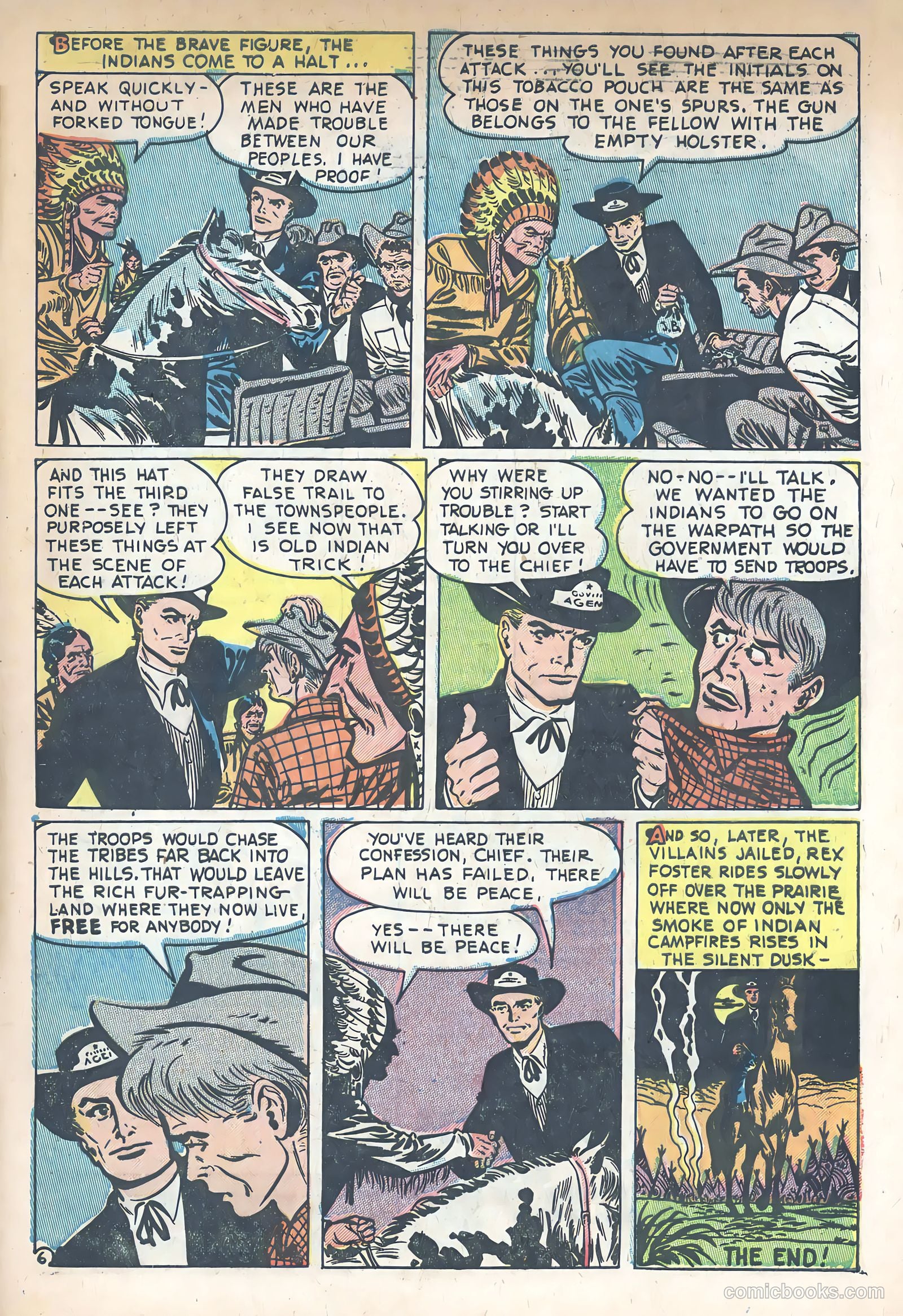 Wild Bill Hickok #17 (1954) — page 33 of 36