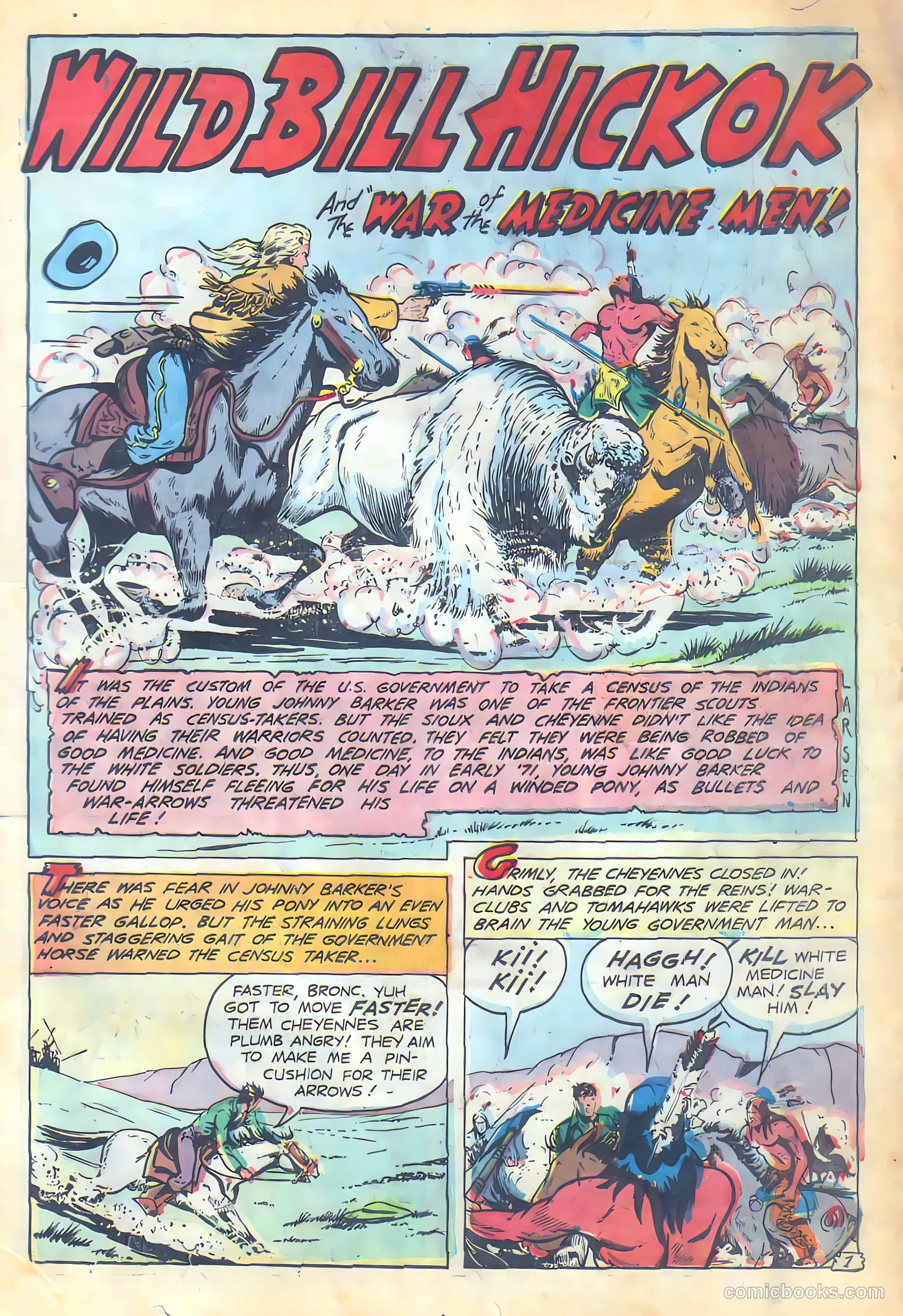 Wild Bill Hickok #18 (1954) — page 3 of 38