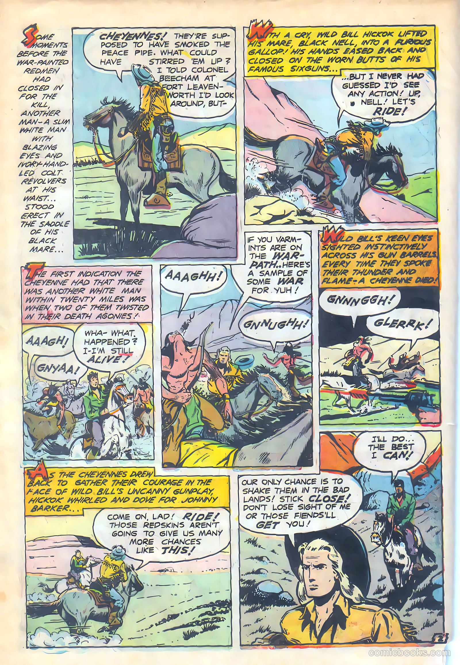 Wild Bill Hickok #18 (1954) — page 4 of 38