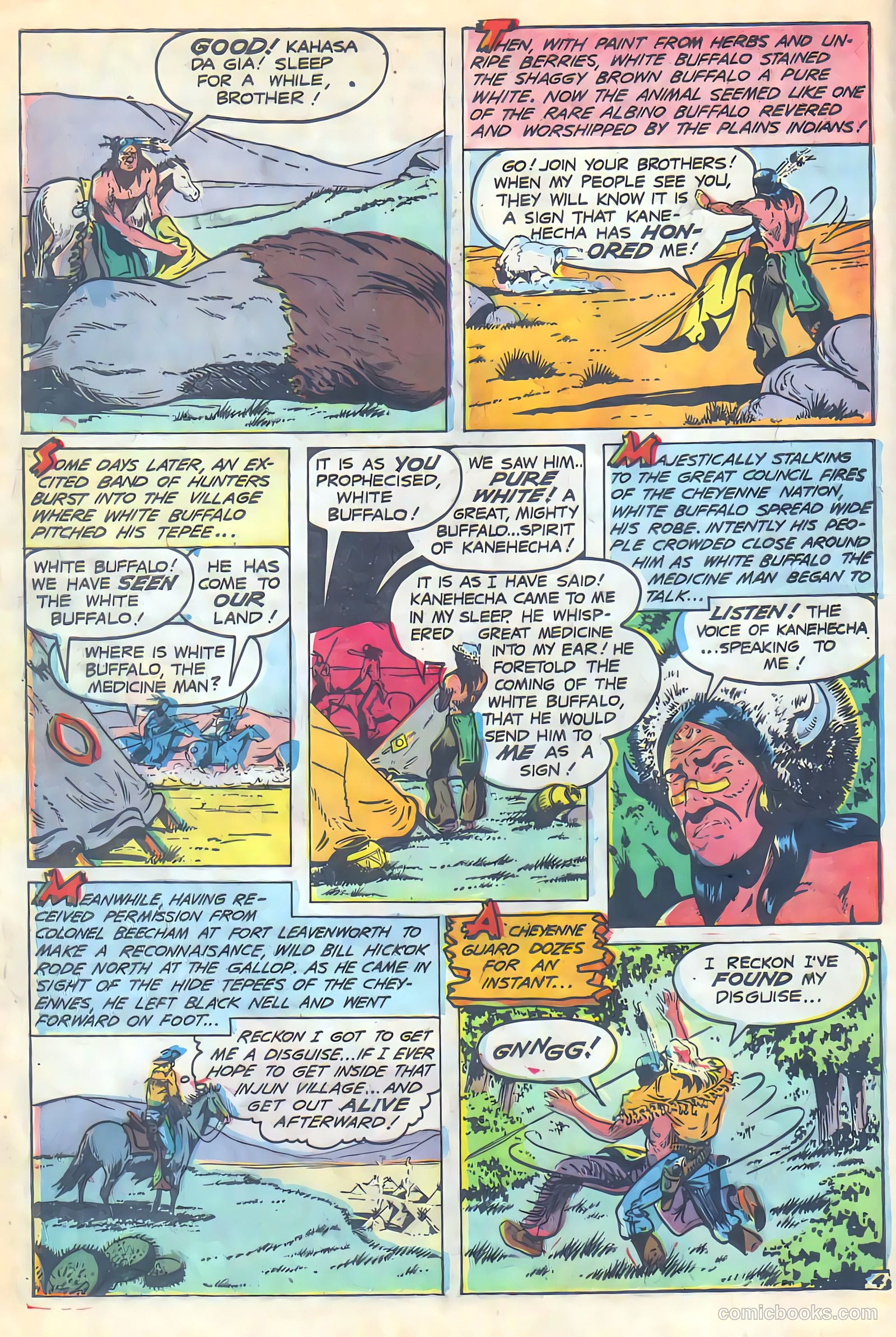 Wild Bill Hickok #18 (1954) — page 6 of 38