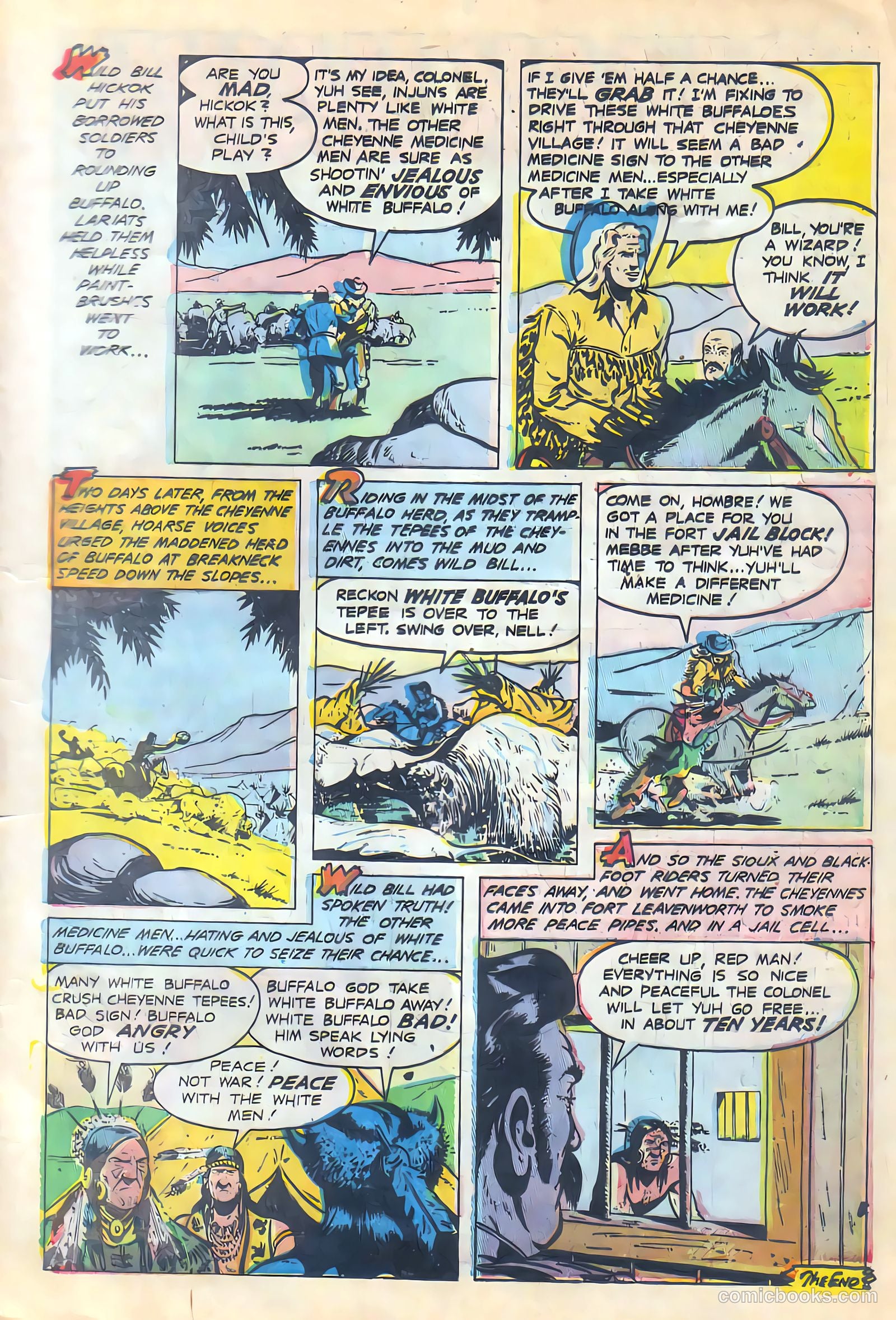 Wild Bill Hickok #18 (1954) — page 9 of 38