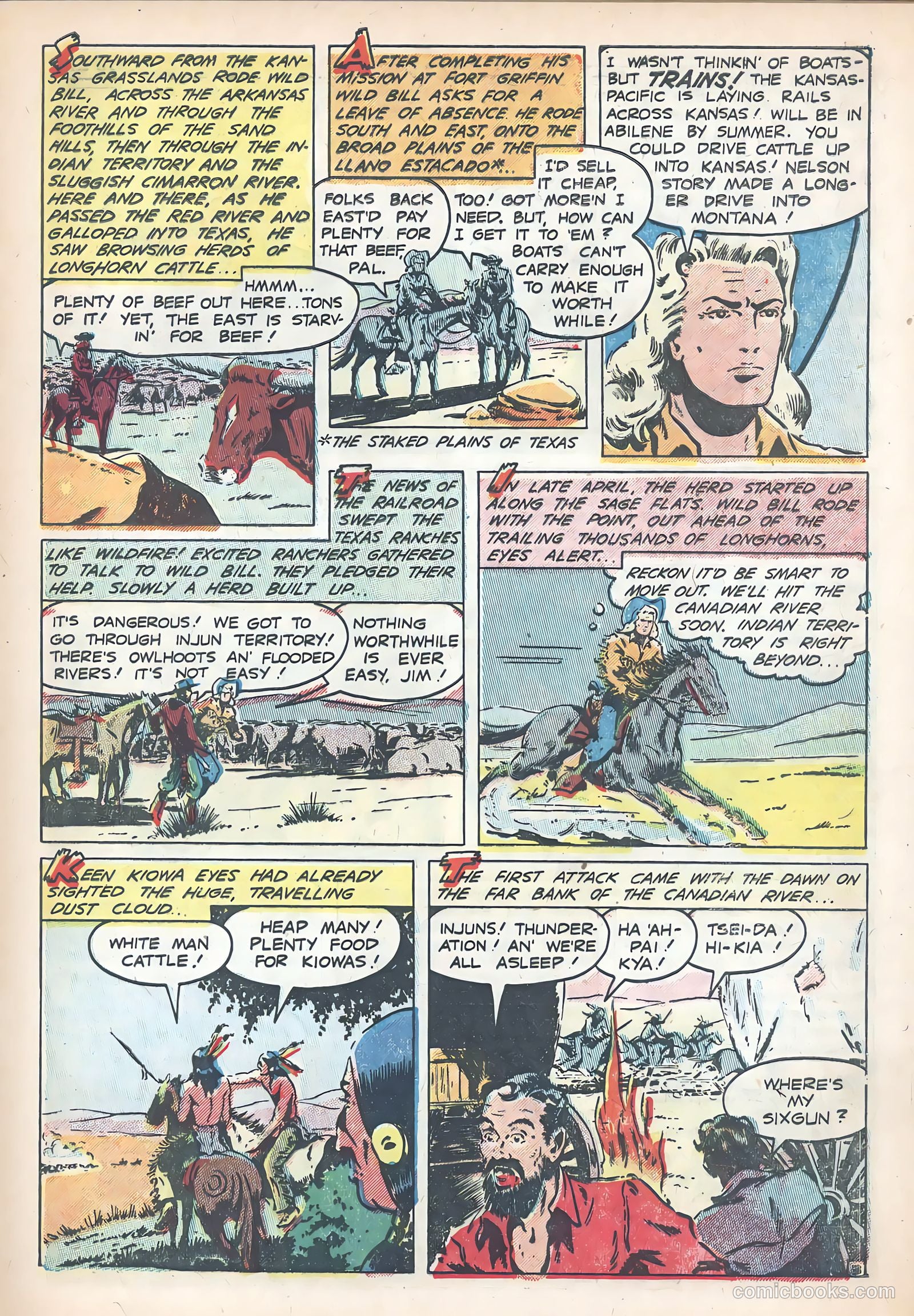 Wild Bill Hickok #19 (1954) — page 5 of 36