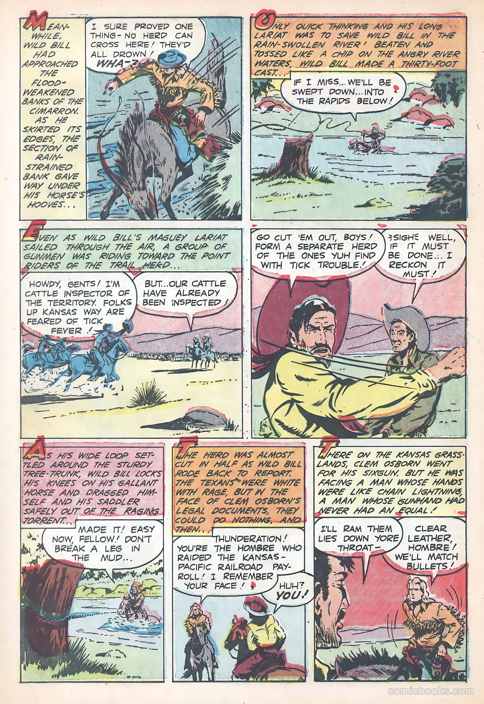 Wild Bill Hickok #19 (1954) — page 8 of 36