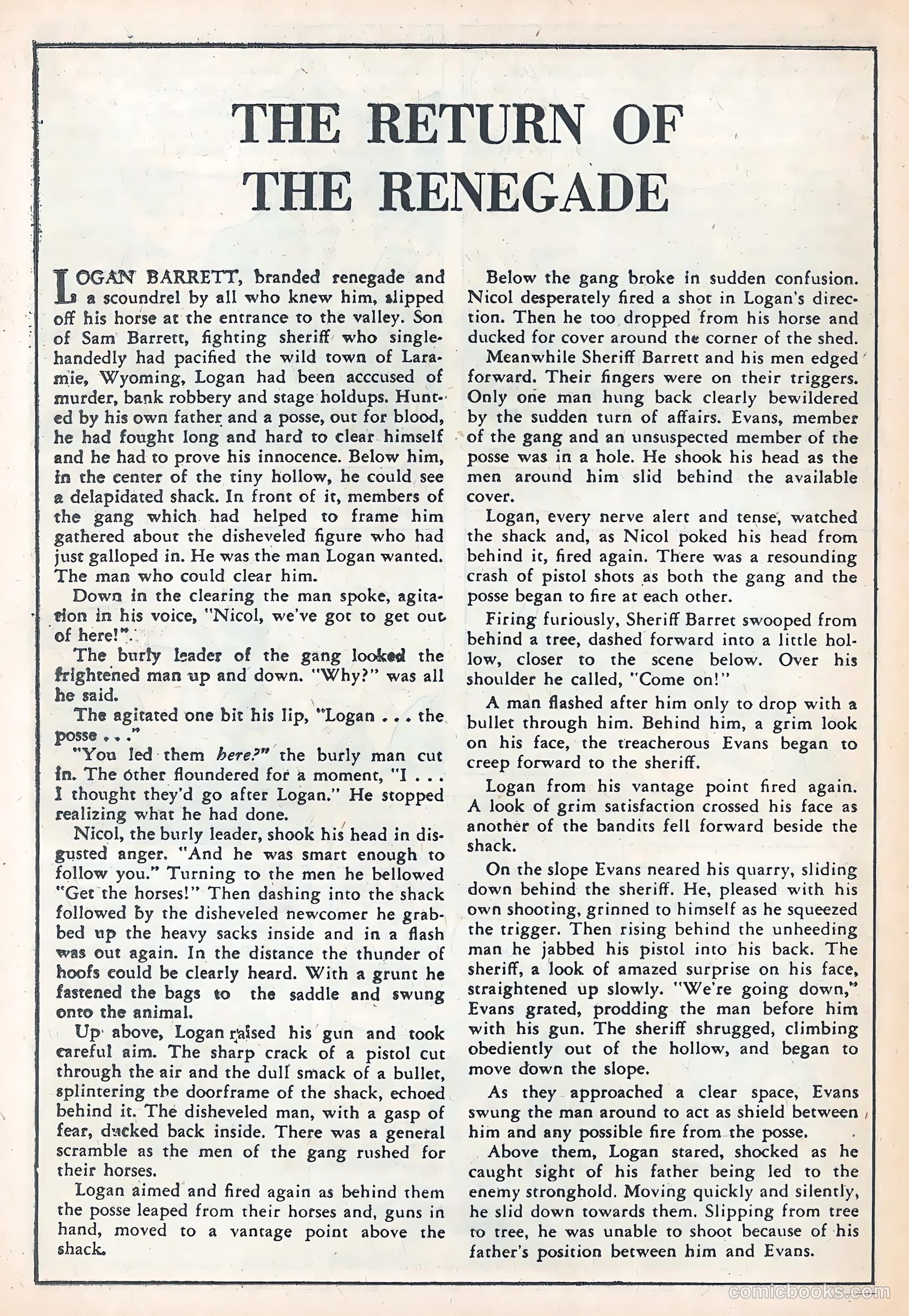 Wild Bill Hickok #19 (1954) — page 24 of 36