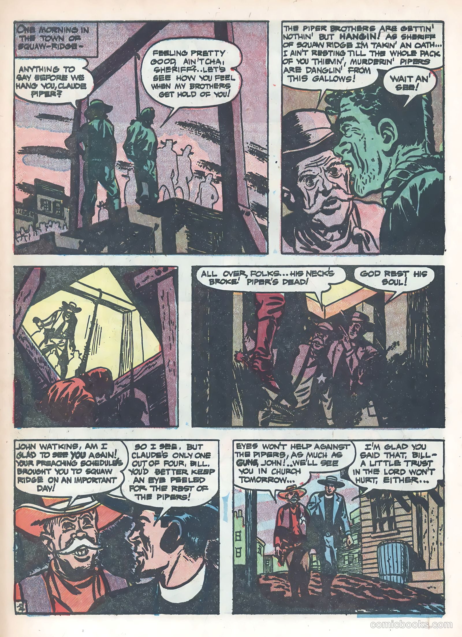 Wild Bill Hickok #19 (1954) — page 27 of 36