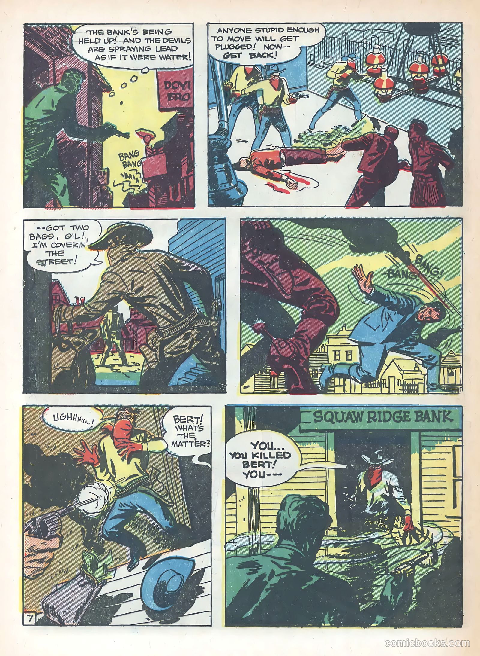 Wild Bill Hickok #19 (1954) — page 32 of 36