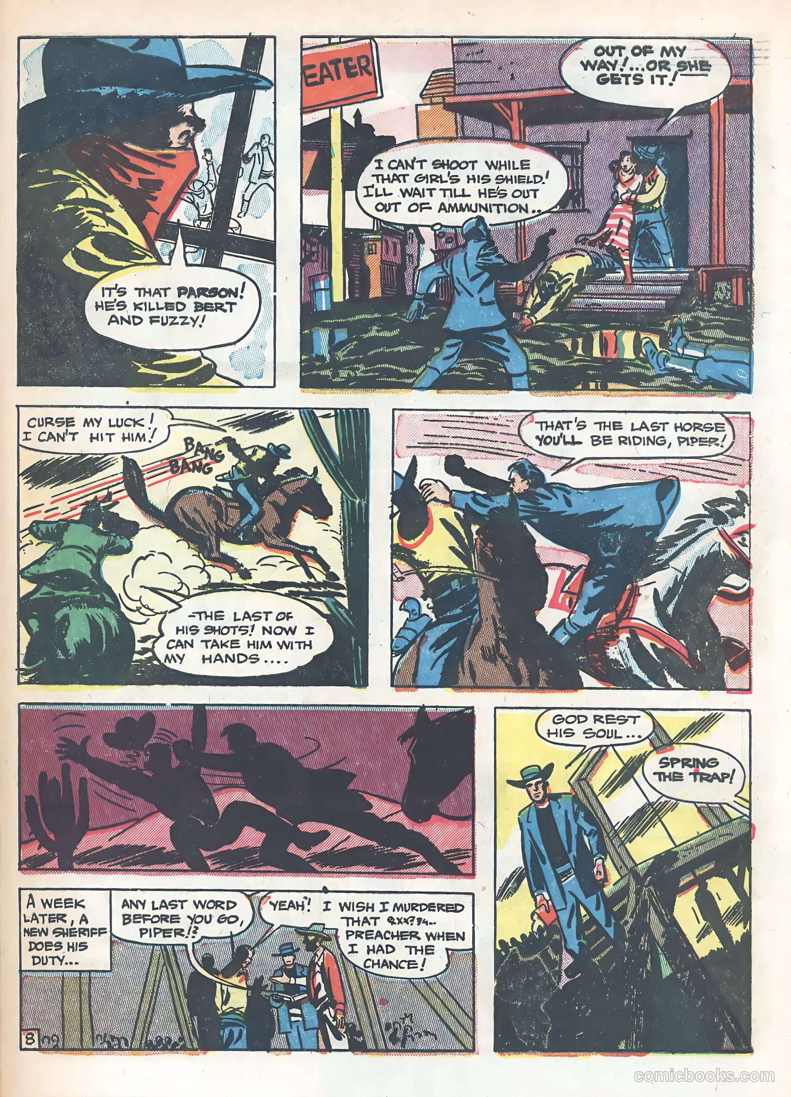 Wild Bill Hickok #19 (1954) — page 33 of 36