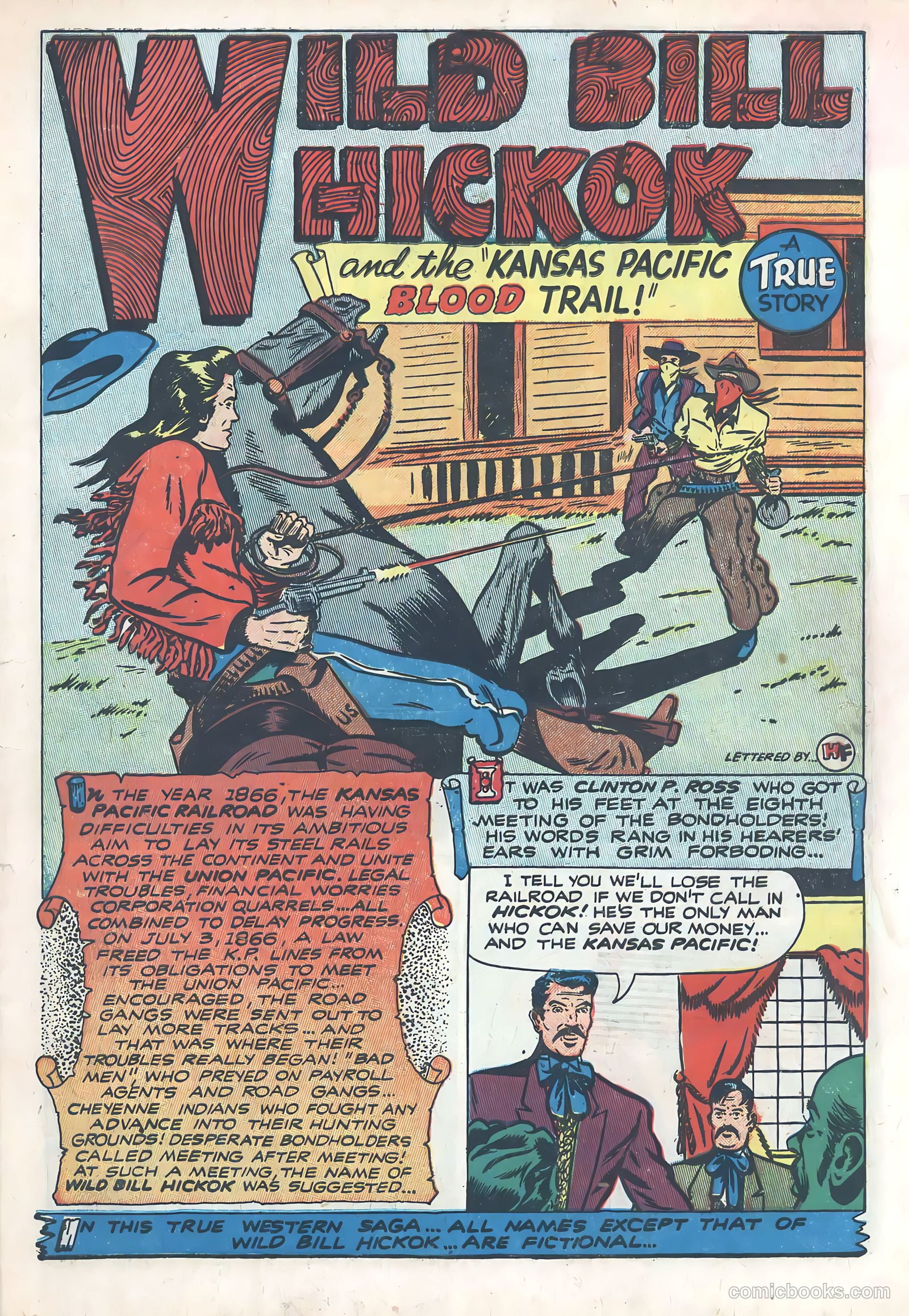 Wild Bill Hickok #2 (1949) — page 3 of 37