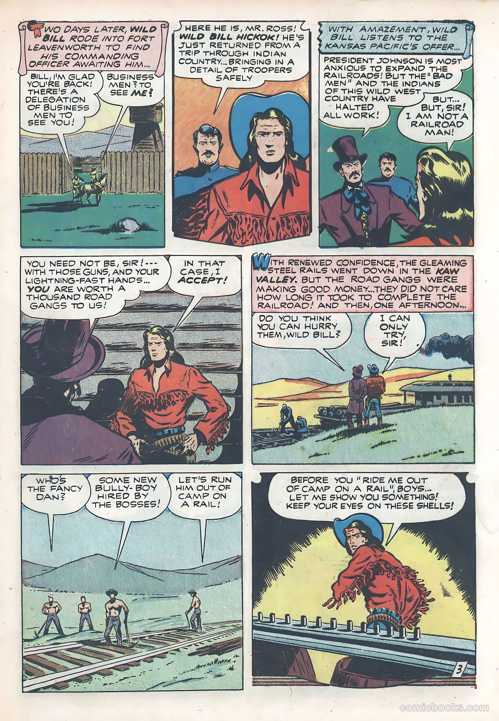 Wild Bill Hickok #2 (1949) — page 5 of 37