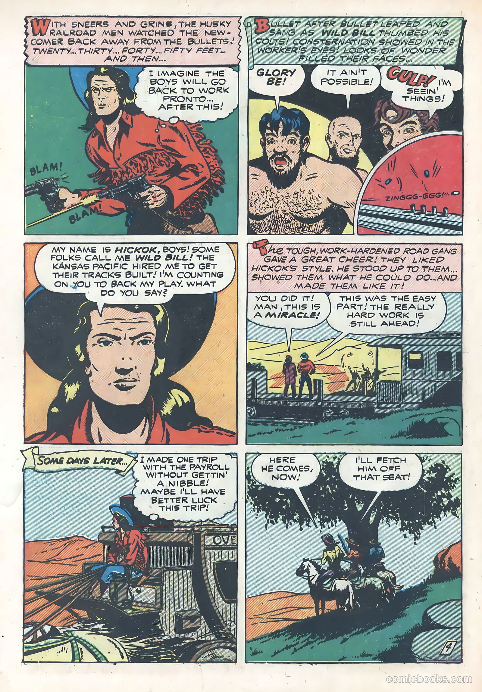 Wild Bill Hickok #2 (1949) — page 6 of 37