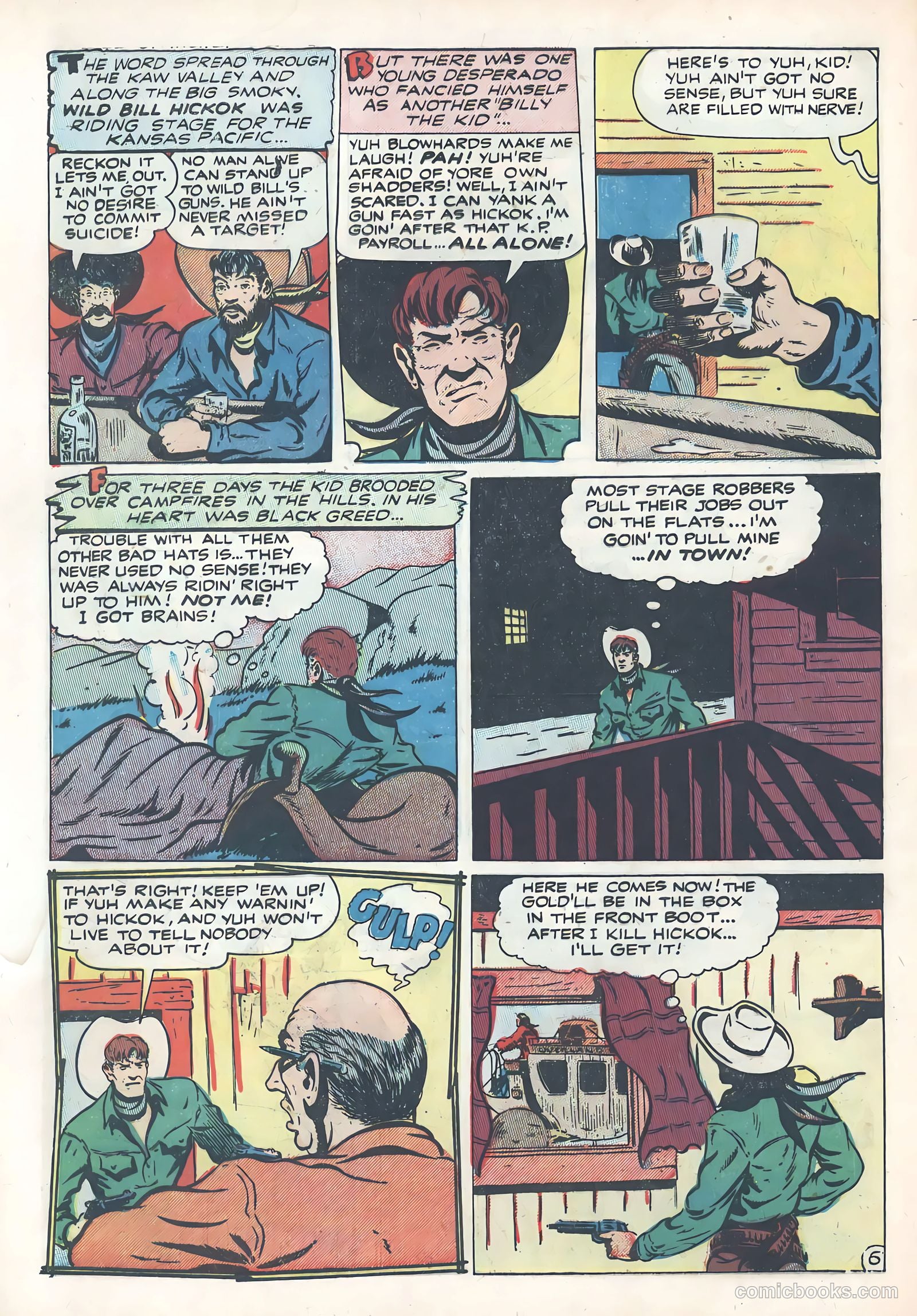 Wild Bill Hickok #2 (1949) — page 8 of 37