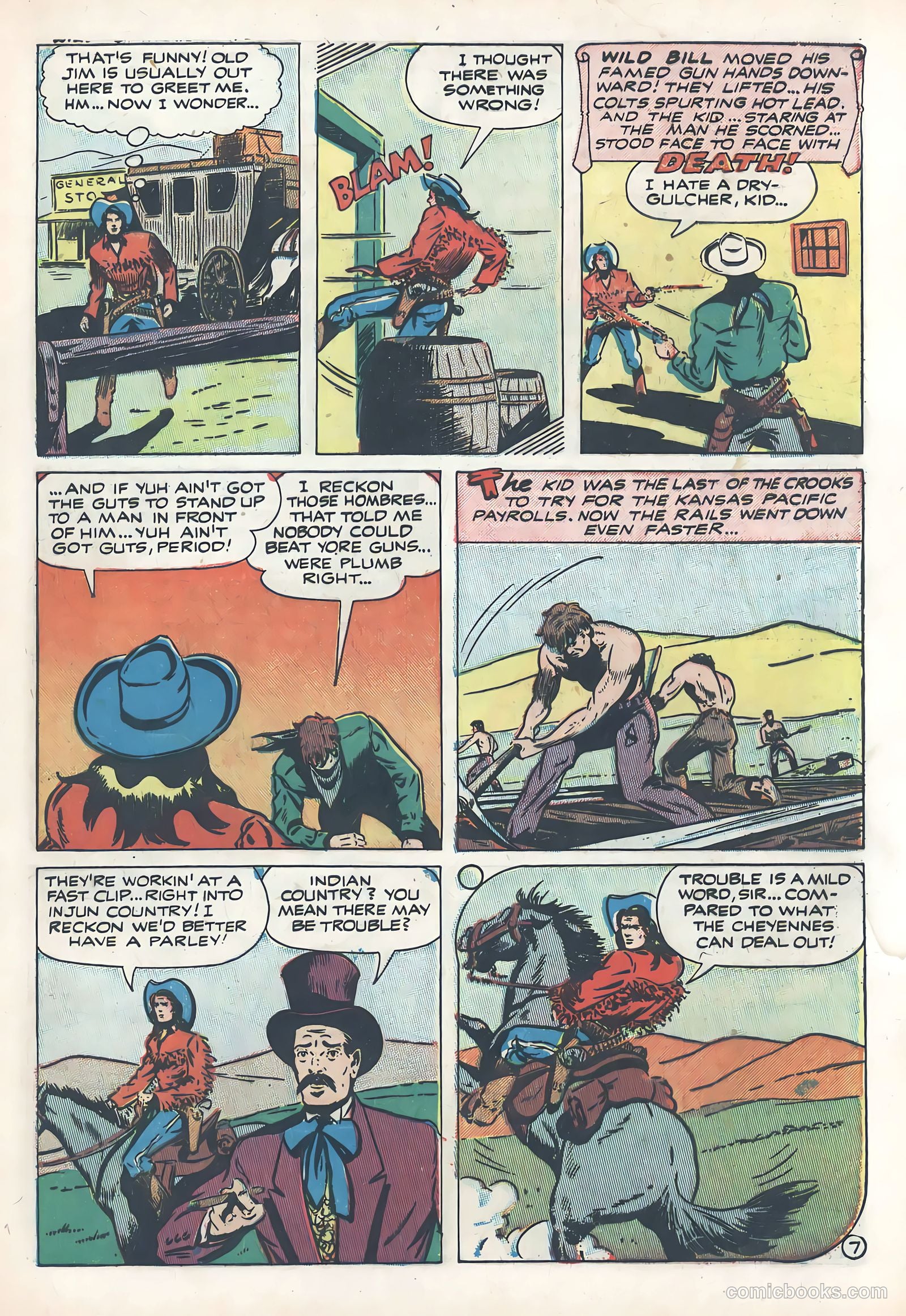 Wild Bill Hickok #2 (1949) — page 9 of 37