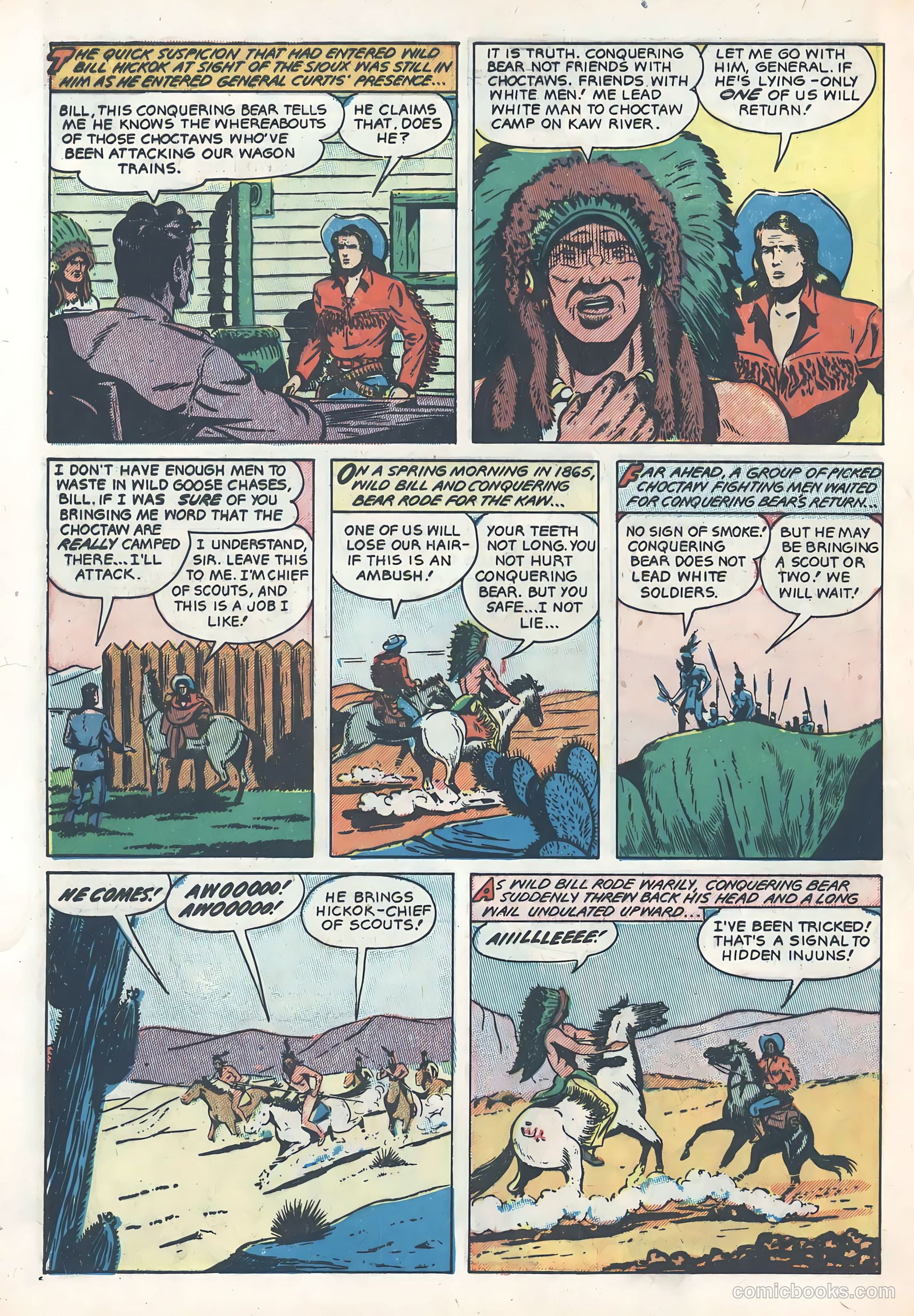Wild Bill Hickok #2 (1949) — page 28 of 37