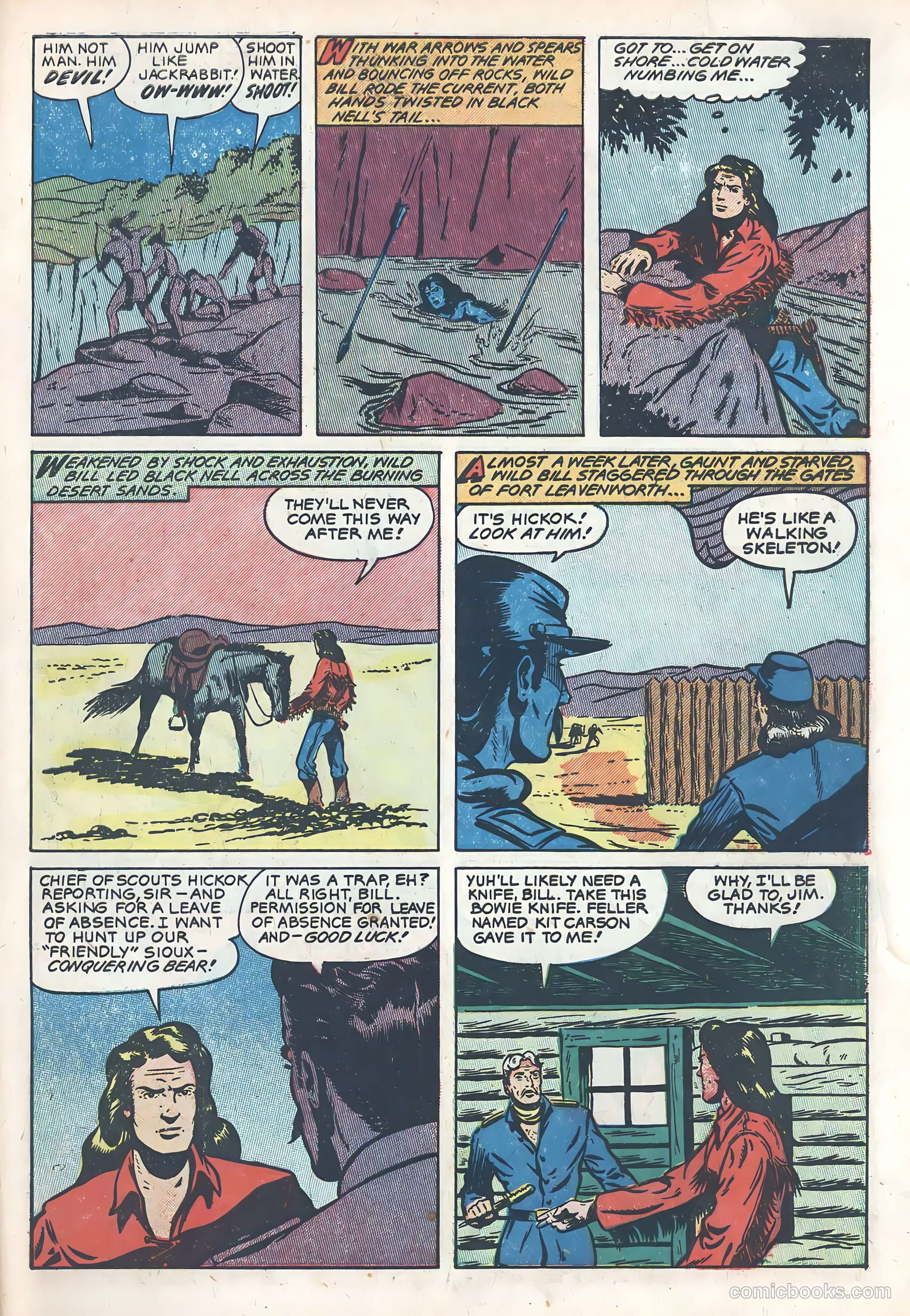 Wild Bill Hickok #2 (1949) — page 31 of 37