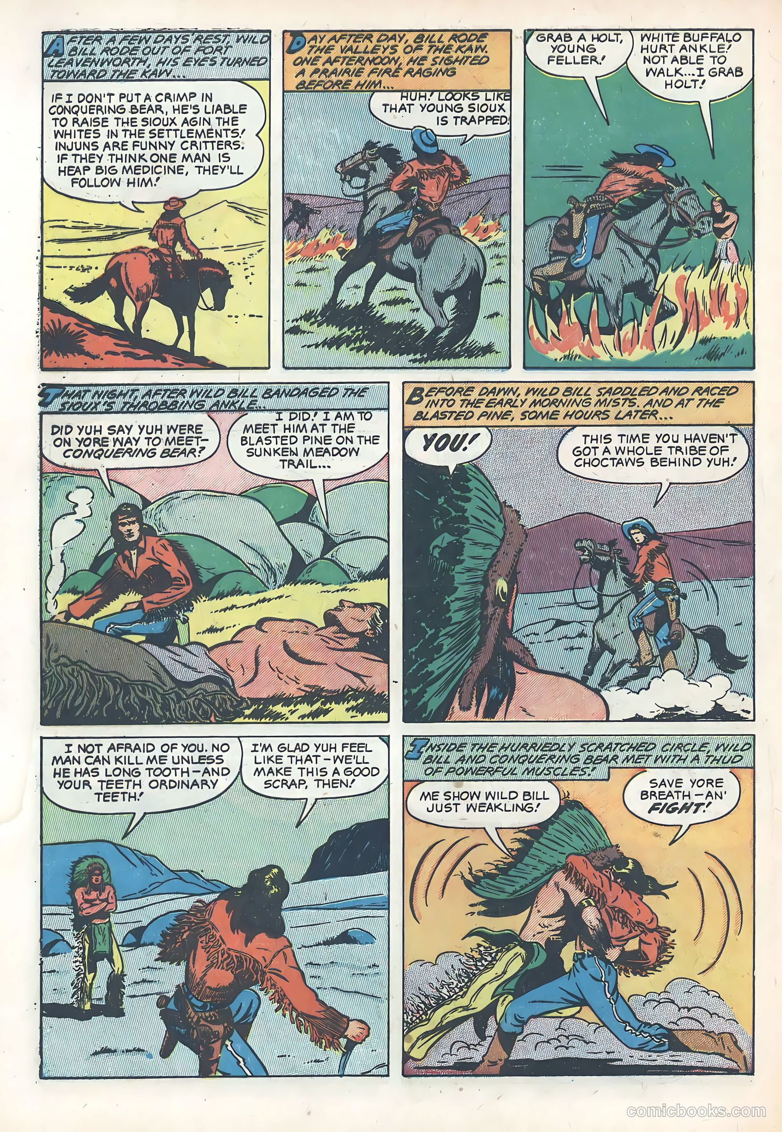 Wild Bill Hickok #2 (1949) — page 32 of 37