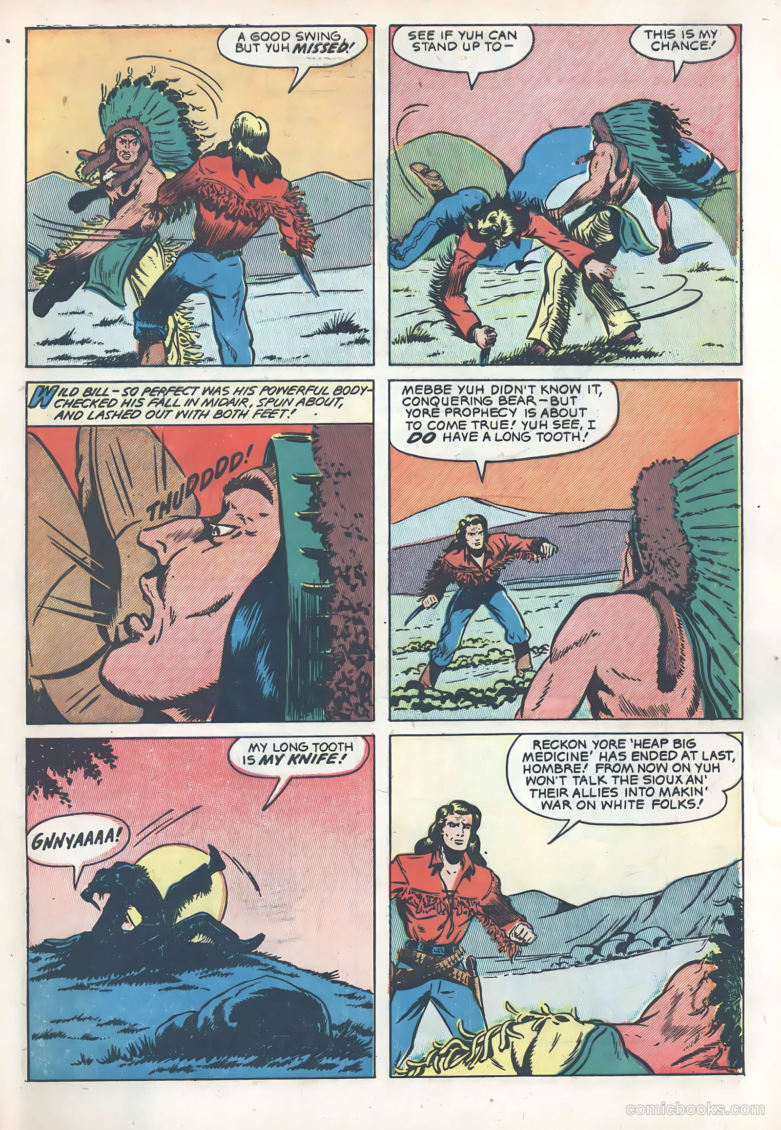 Wild Bill Hickok #2 (1949) — page 33 of 37