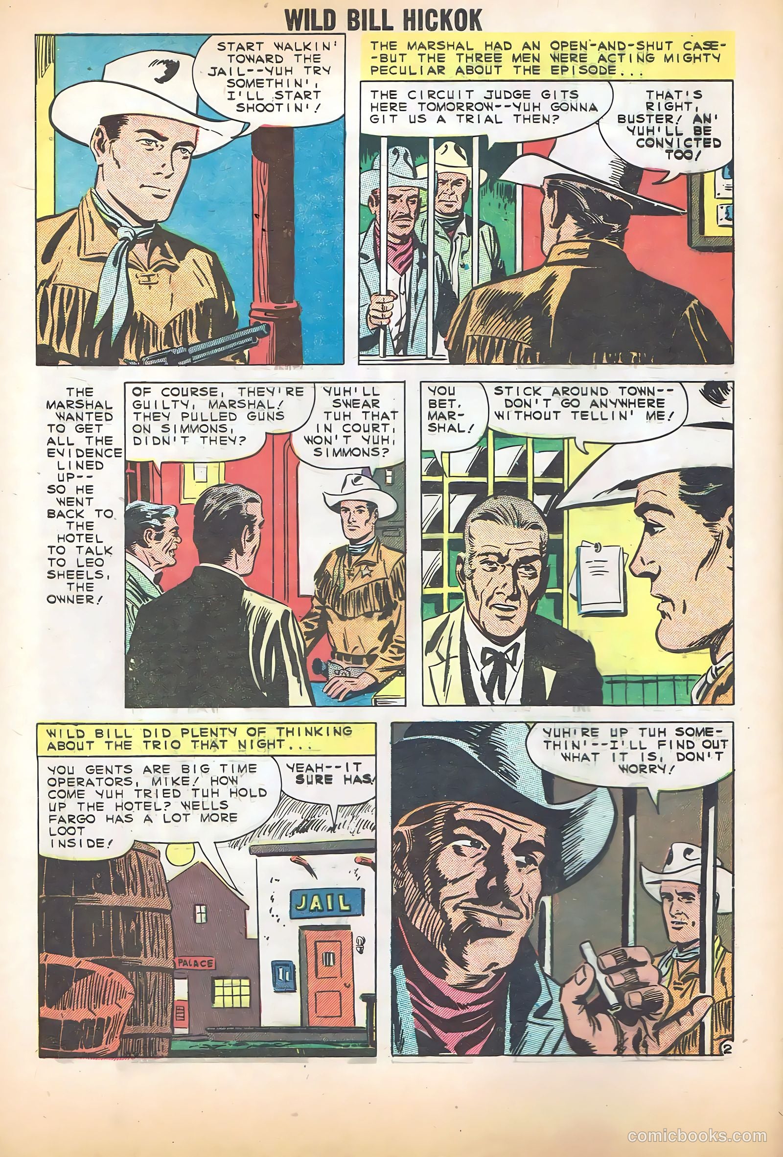 Wild Bill Hickok #2 (1959) — page 4 of 36
