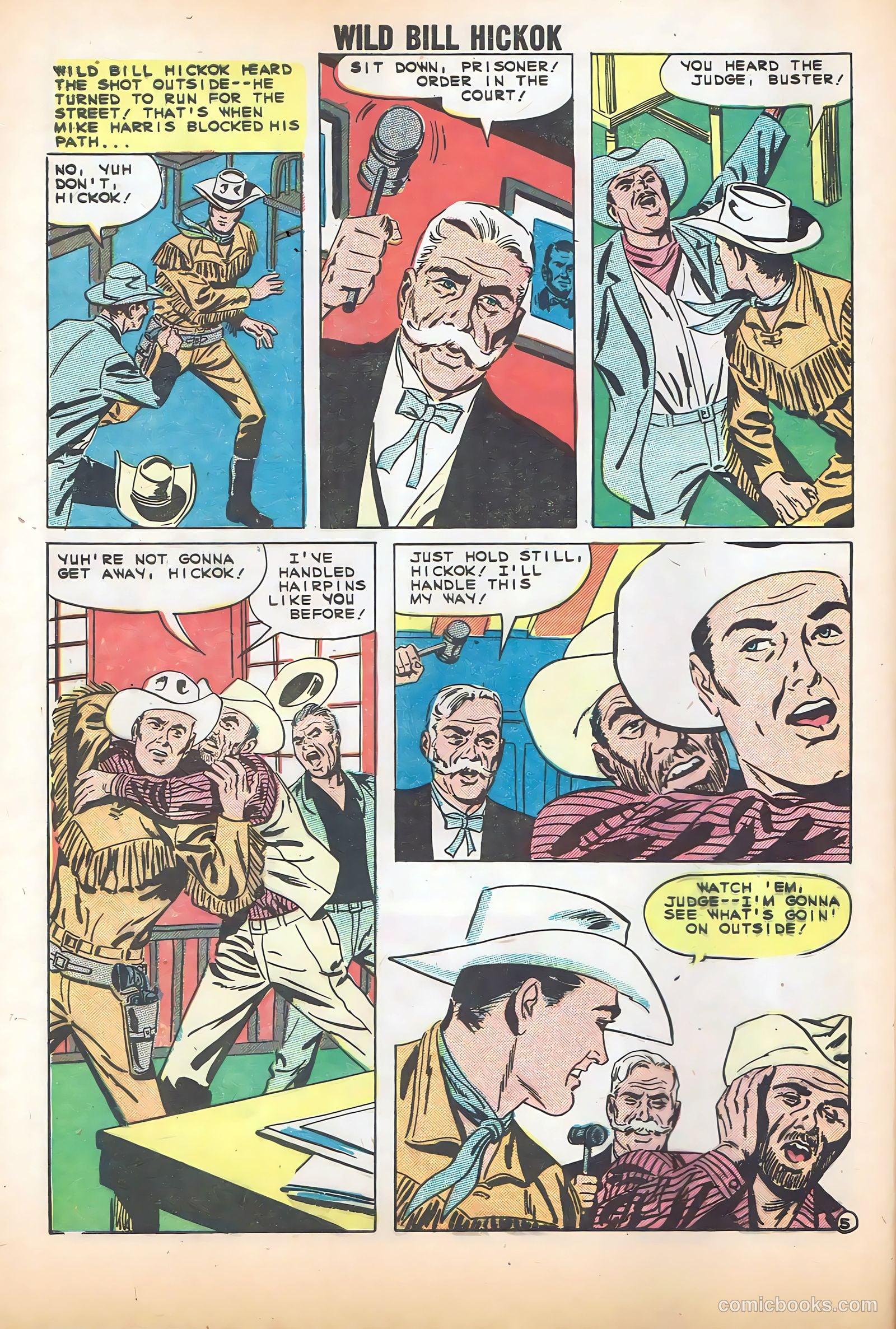 Wild Bill Hickok #2 (1959) — page 8 of 36