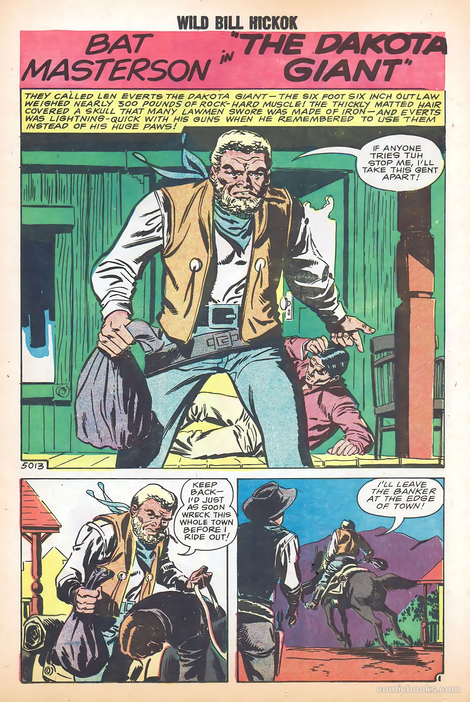 Wild Bill Hickok #2 (1959) — page 13 of 36