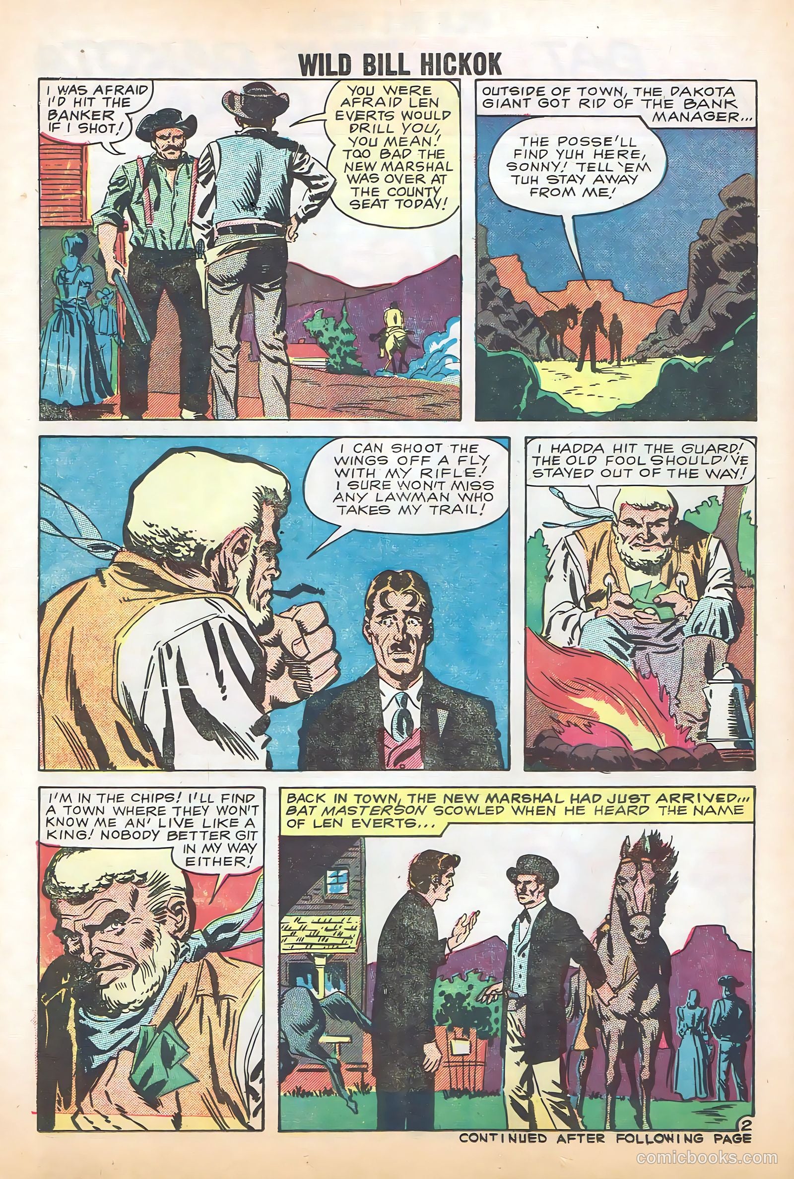 Wild Bill Hickok #2 (1959) — page 14 of 36