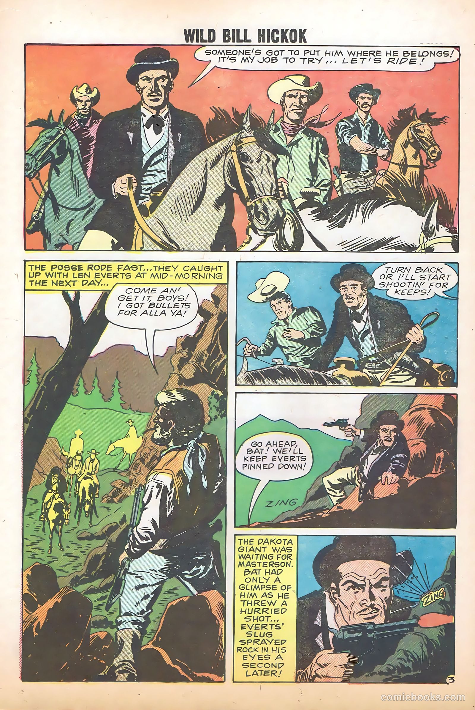 Wild Bill Hickok #2 (1959) — page 16 of 36