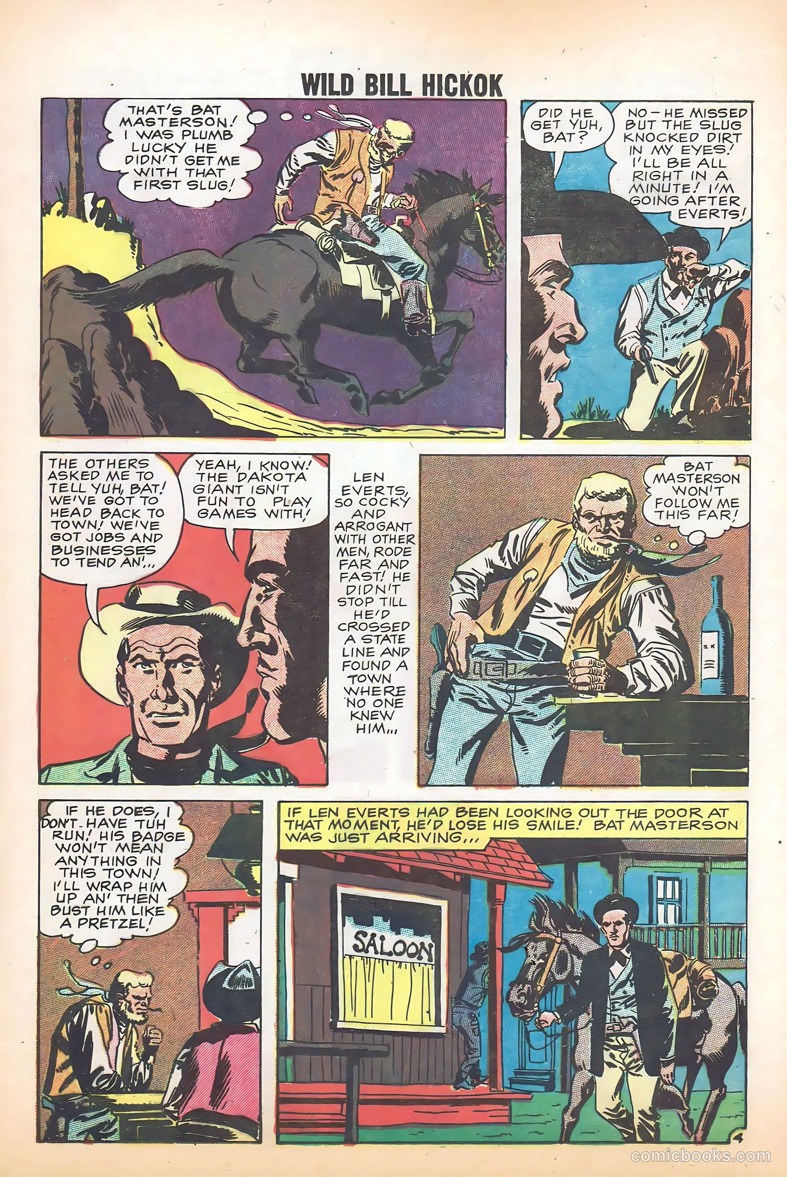 Wild Bill Hickok #2 (1959) — page 17 of 36