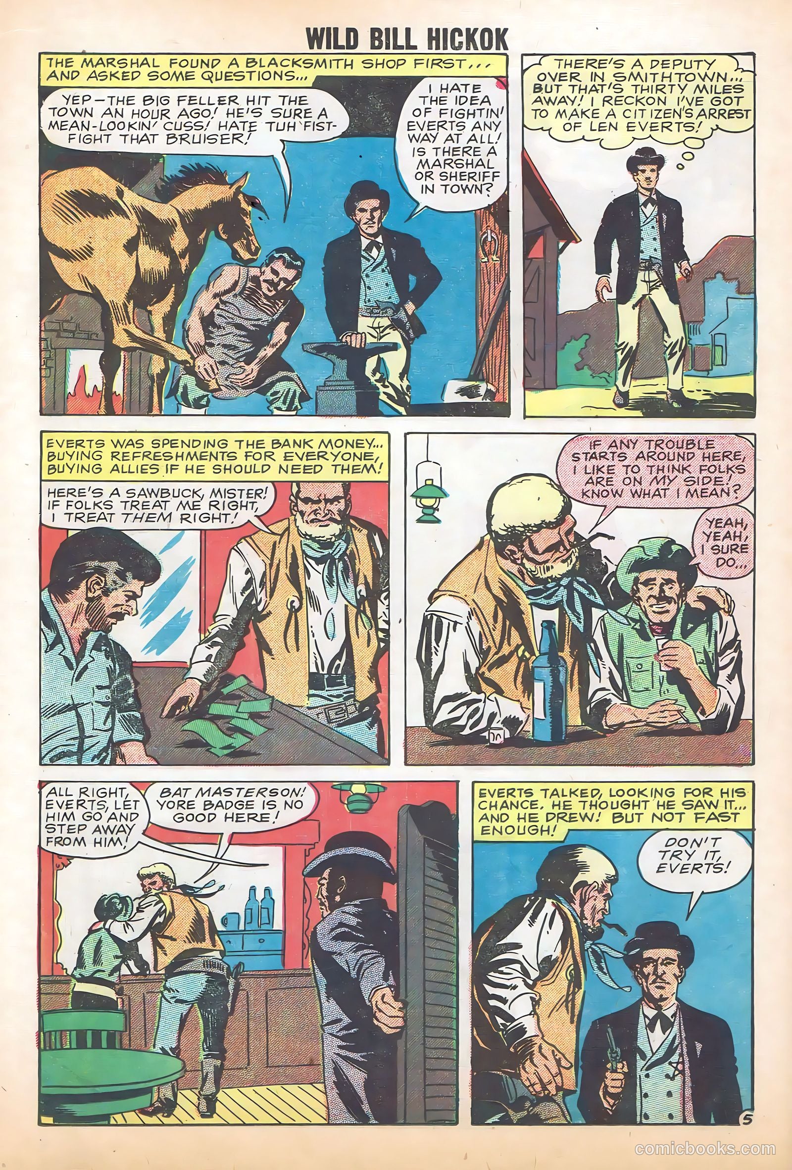 Wild Bill Hickok #2 (1959) — page 18 of 36