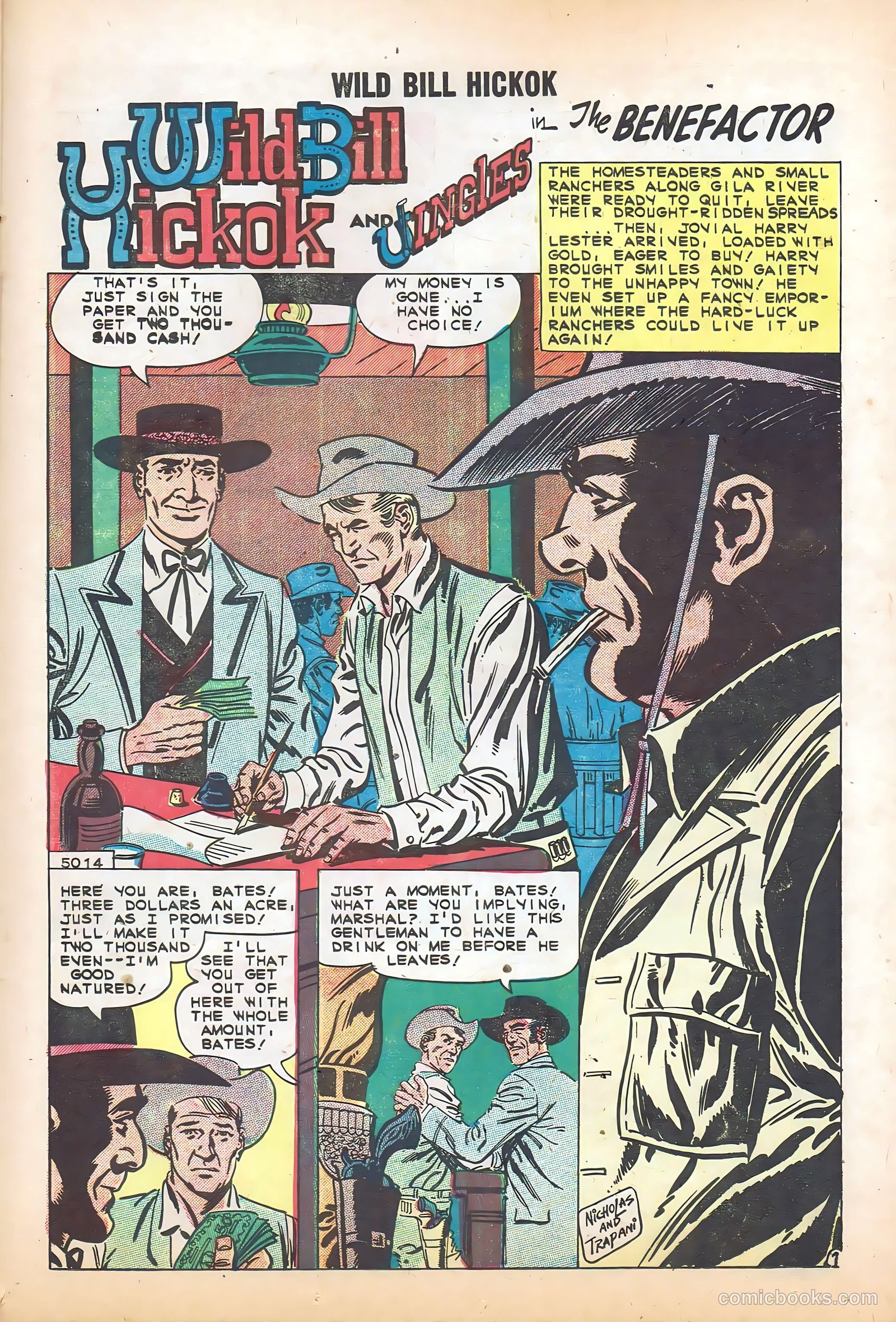 Wild Bill Hickok #2 (1959) — page 23 of 36